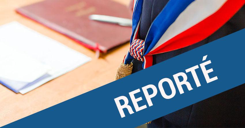 Report du conseil municipal du 27 mai 
