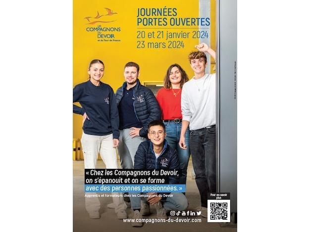 PORTES OUVERTES - COMPAGNONS DU DEVOIR ET DU TOUR DE FRANCE