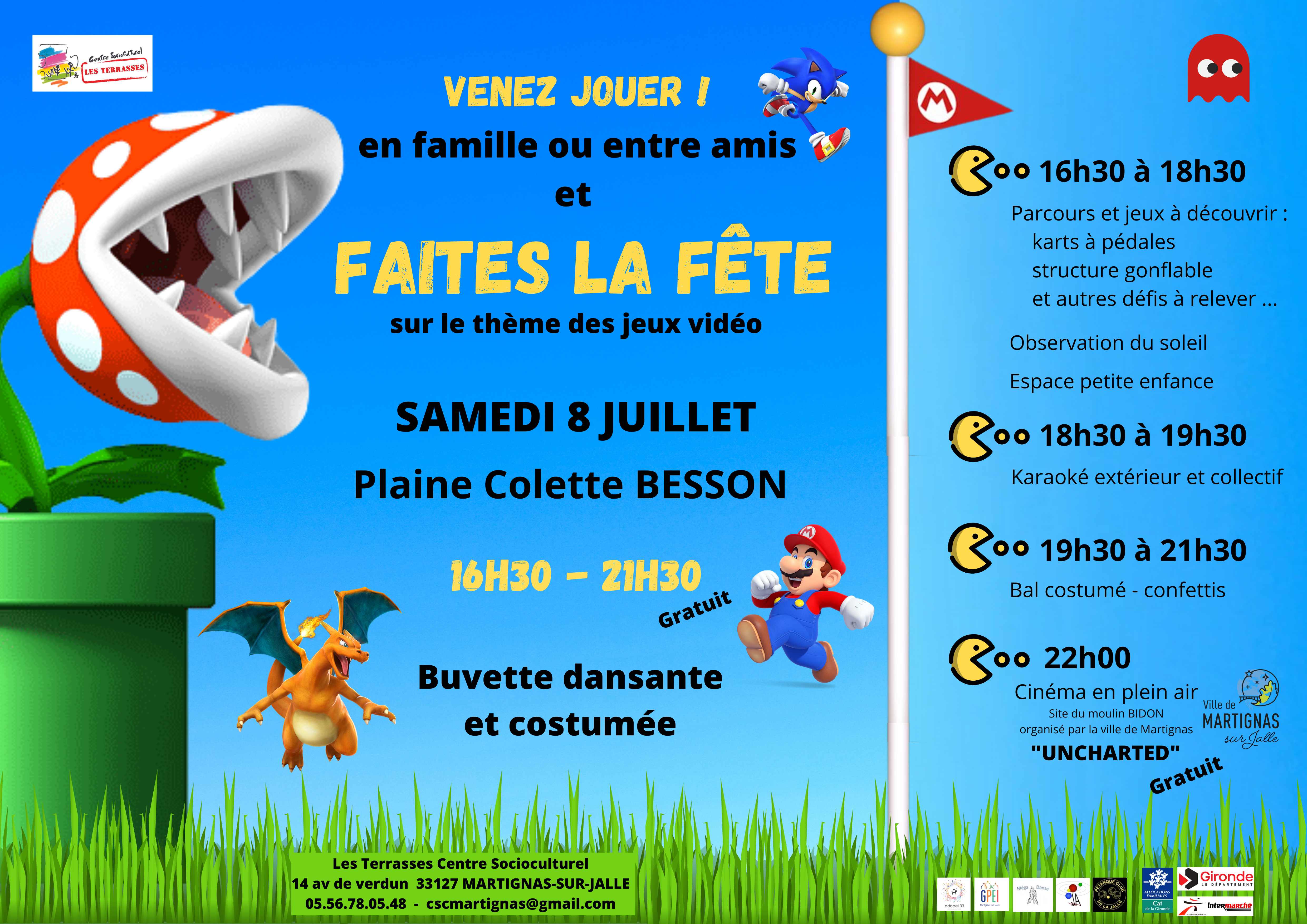 FAITES LA FÊTE - Samedi 8 juillet