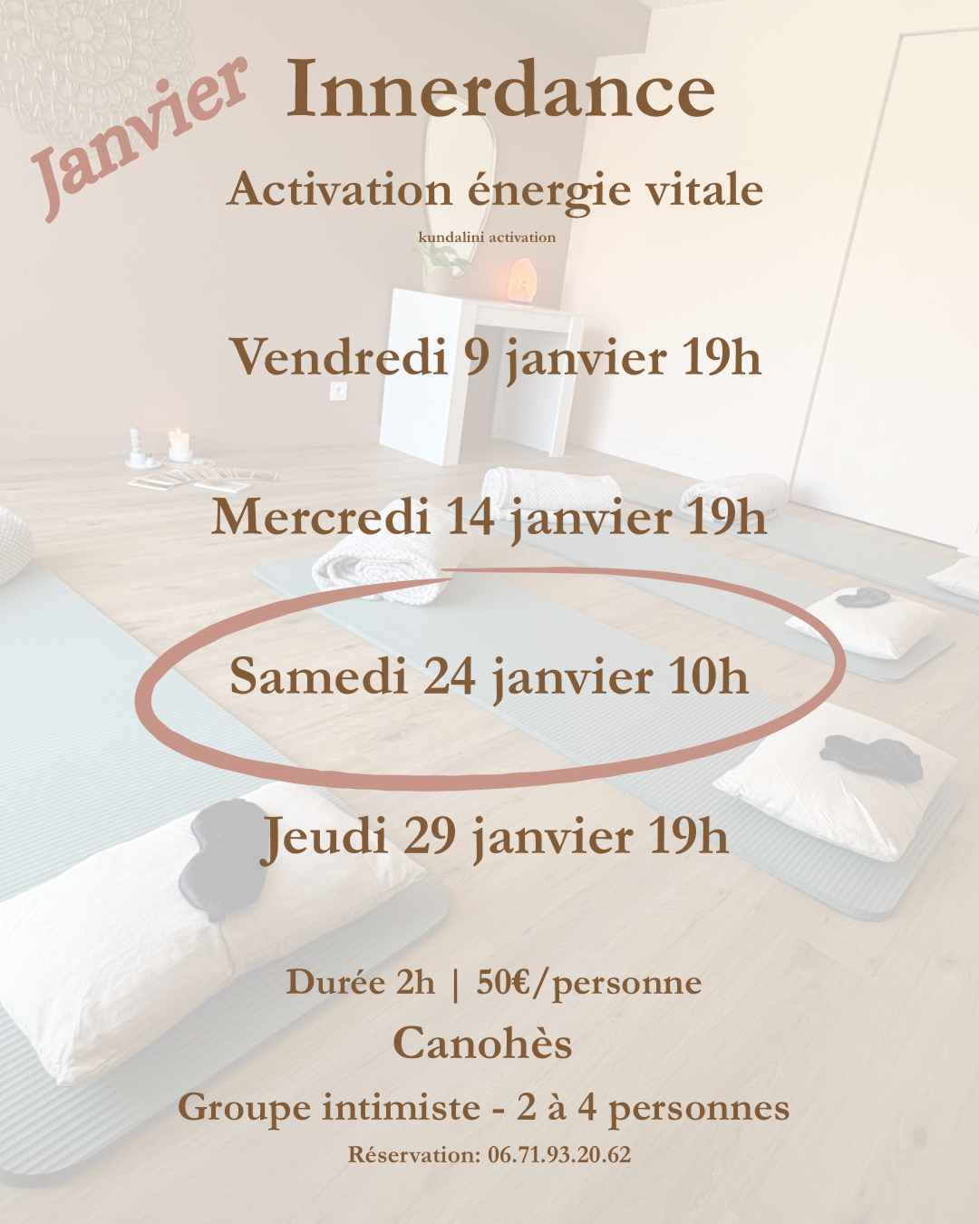 Session Innerdance / Activation énergie vitale 