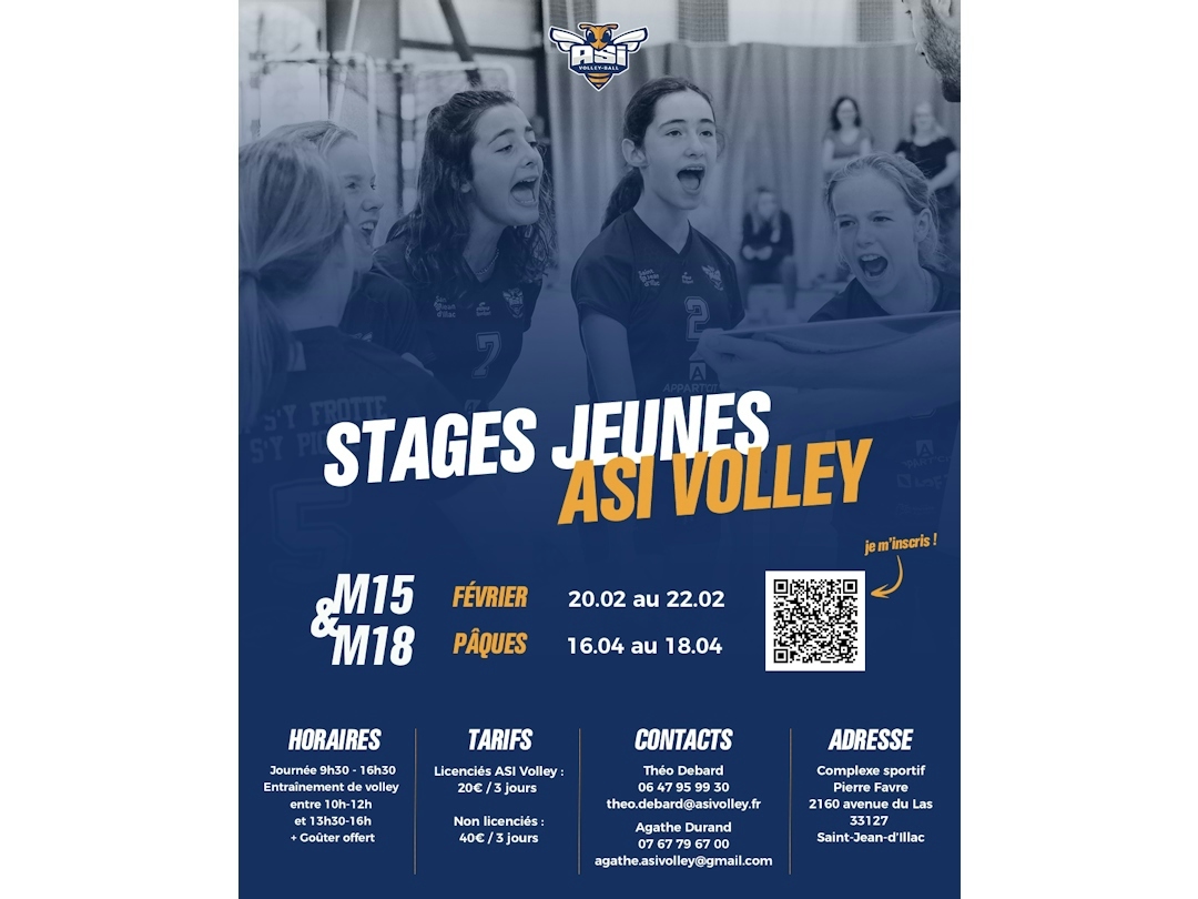 Stage M15/M18 Février