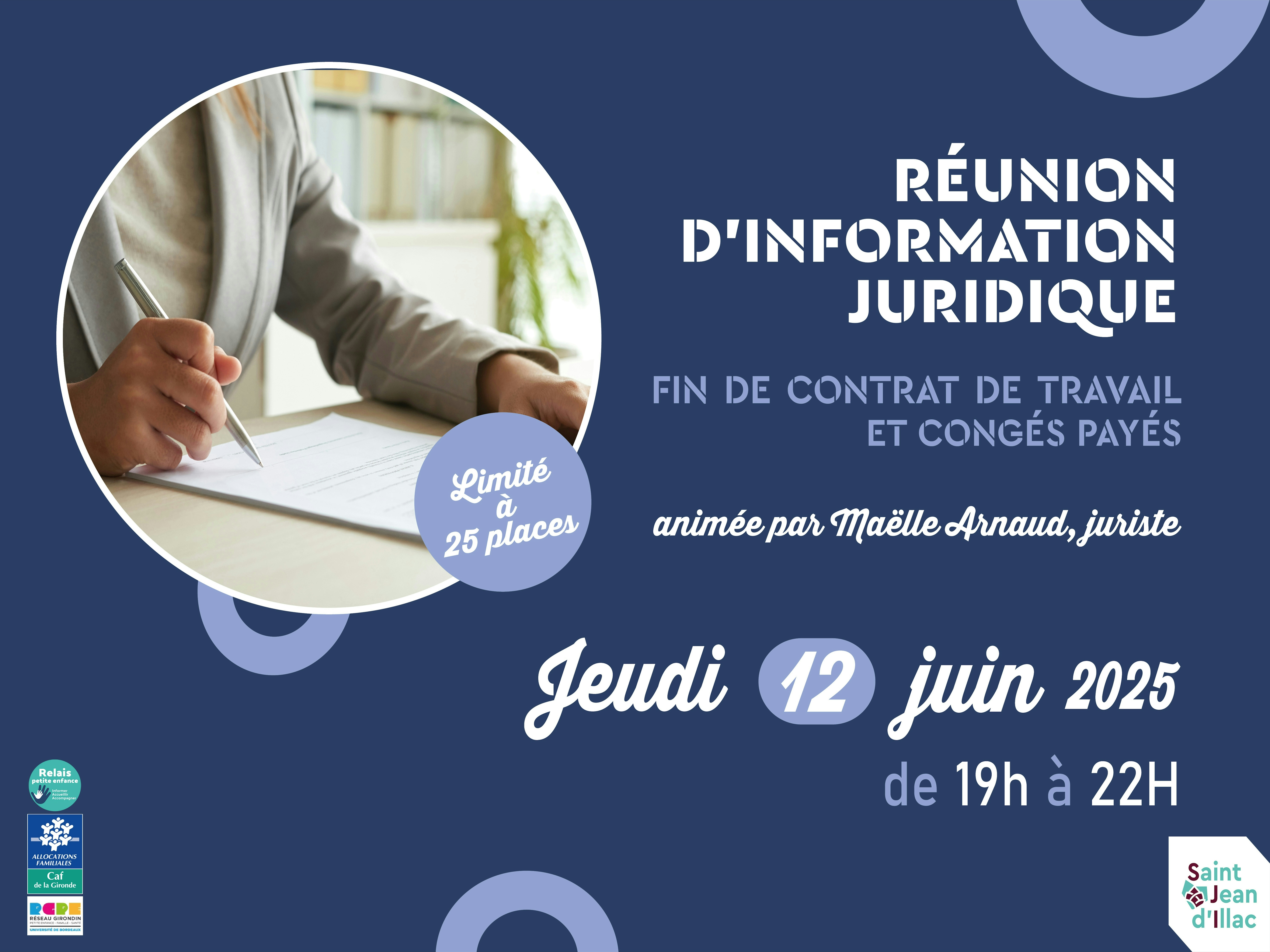 Réunion d'information juridique