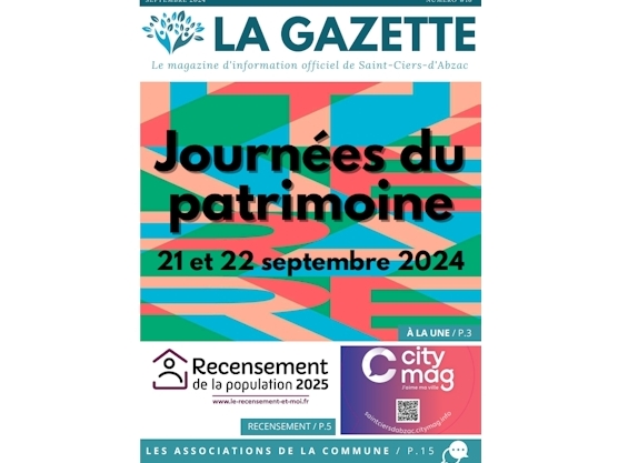 La gazette est disponible