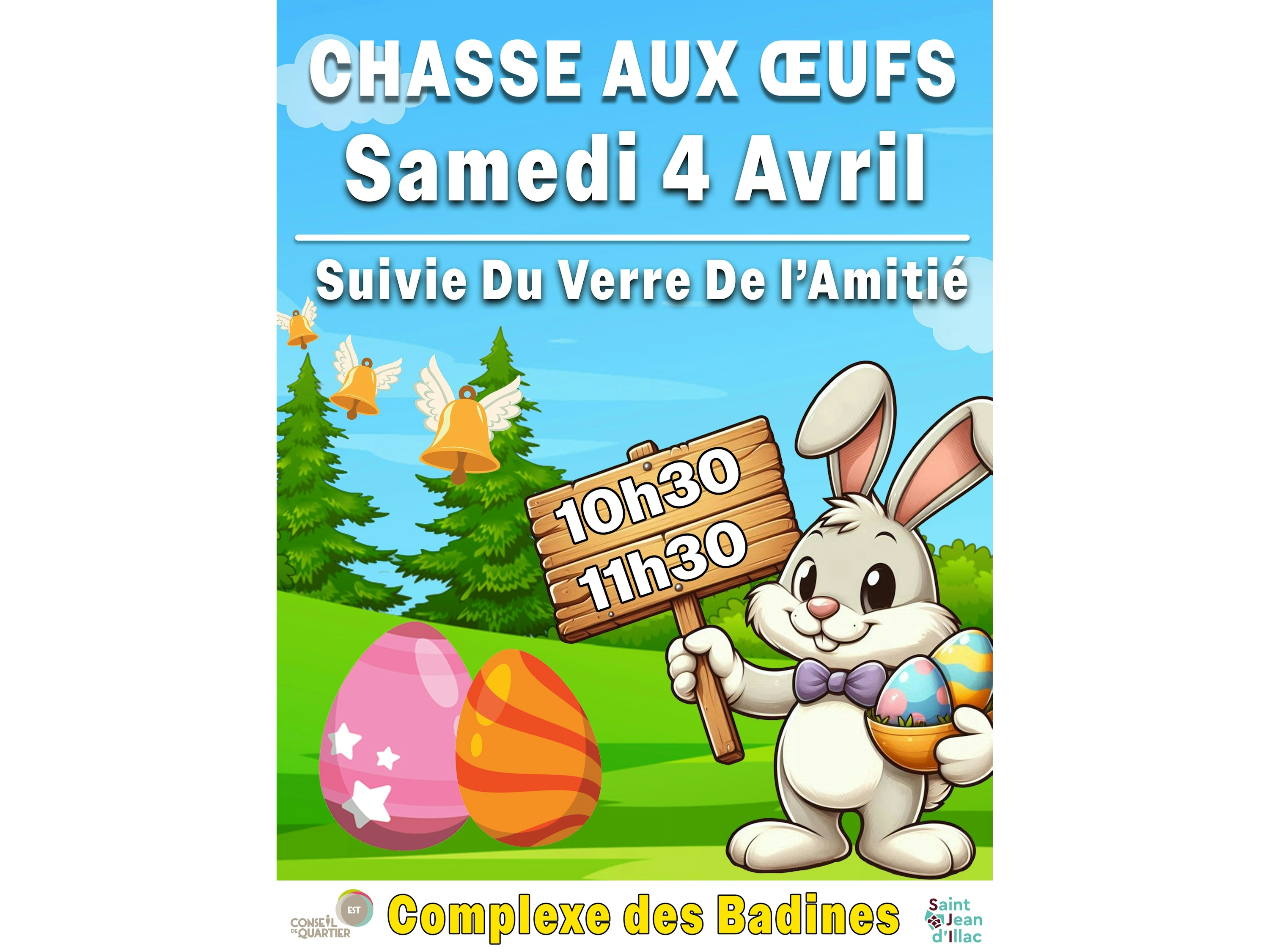 Chasse aux oeufs - Conseil de quartier Est