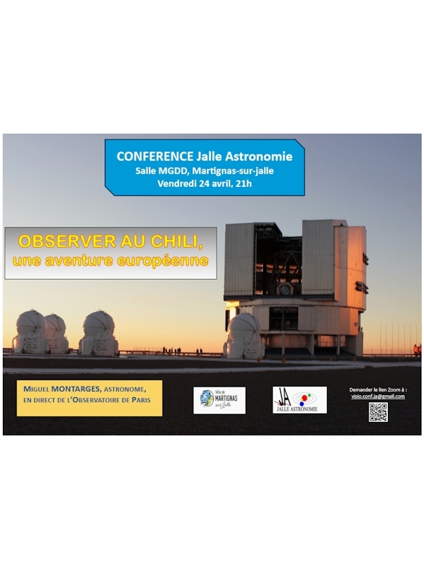 CONFERENCE "OBSERVER au CHILI, une aventure européenne "_24 avril 