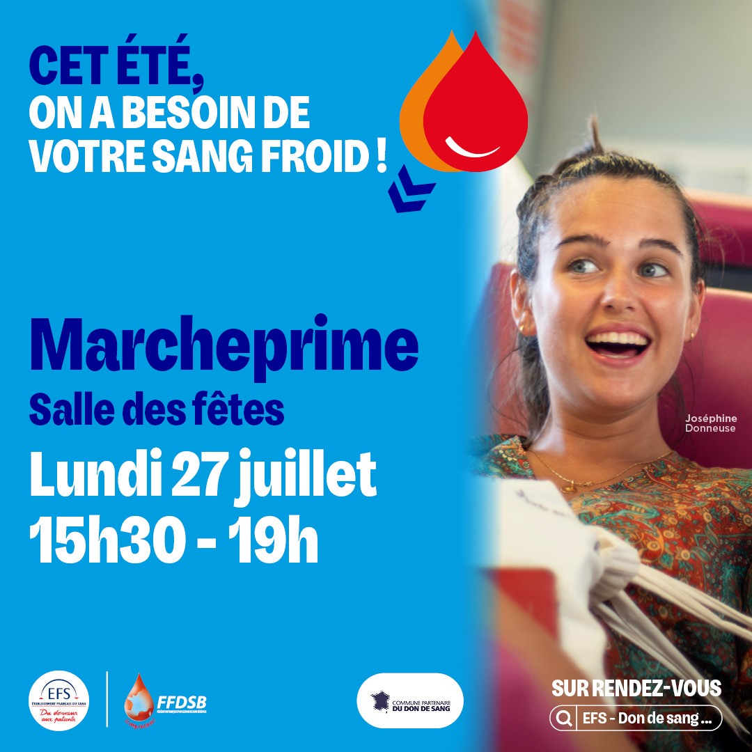 DON DE SANG 🩸, ON A BESOIN DE VOTRE SANG FROID !