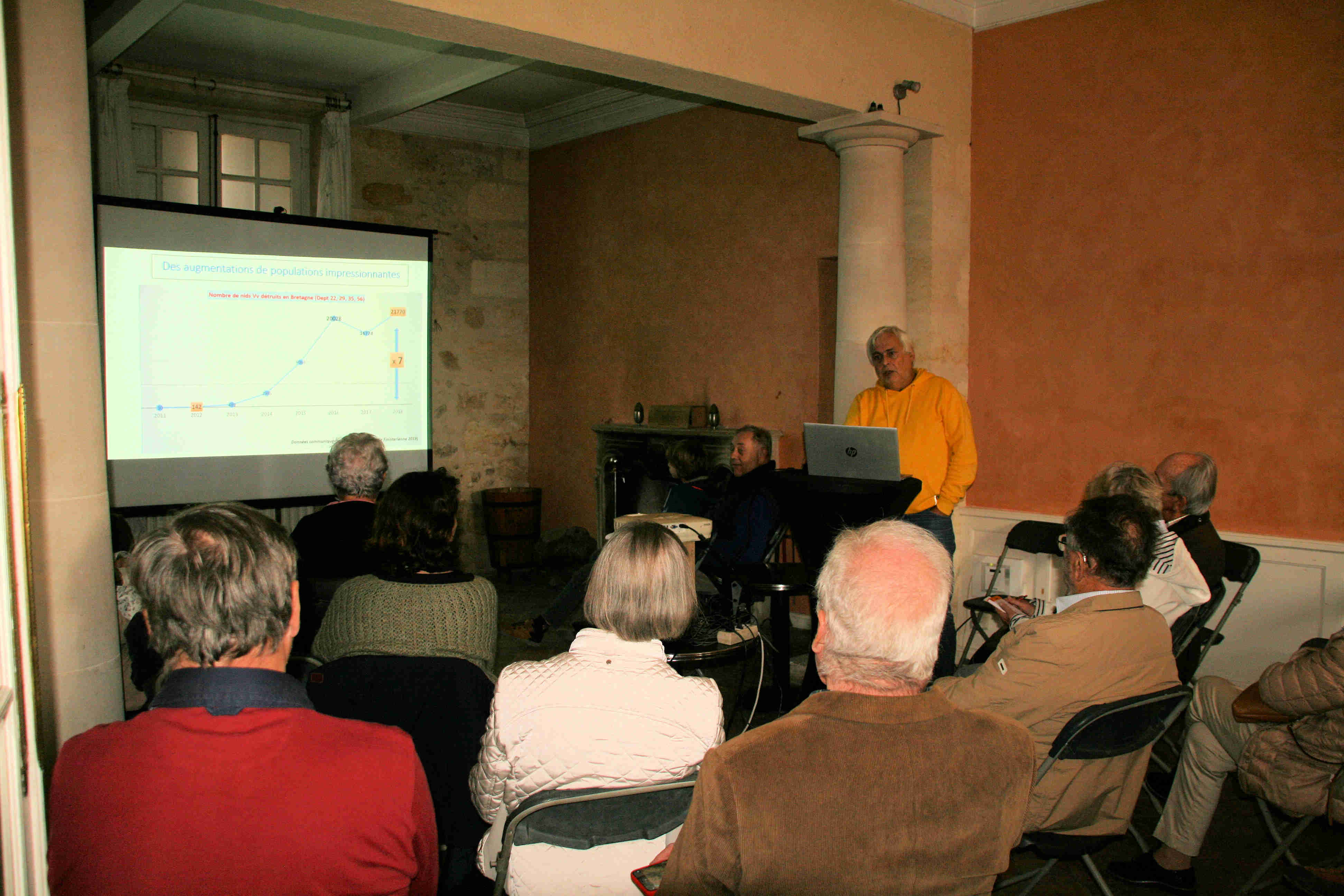 Conférence sur les frelons asiatiques pour le Rotary Bordeaux