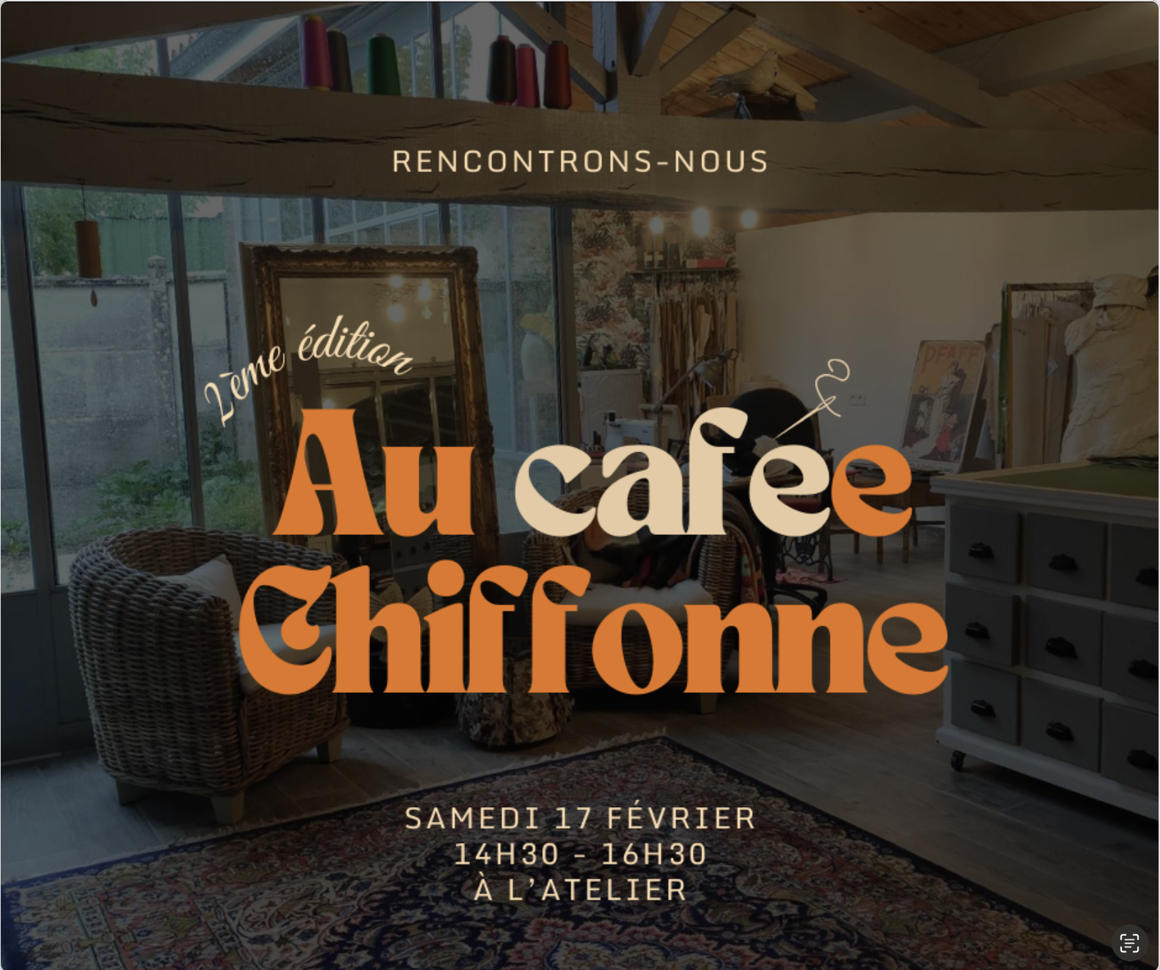 "Le Cafée Chiffonne" 2ème édition, le 17 février 2024