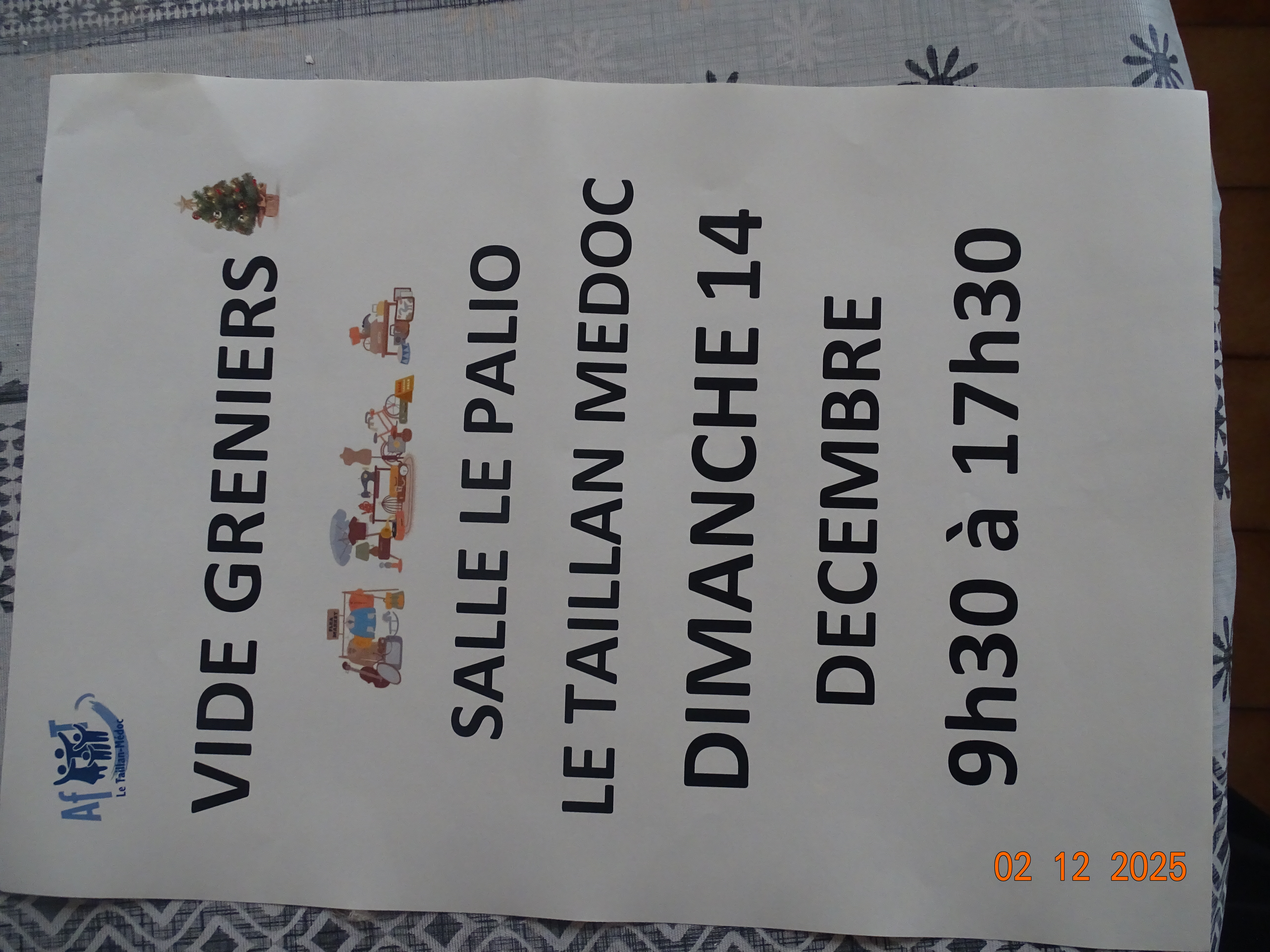 AFT vide greniers avant les fêtes 