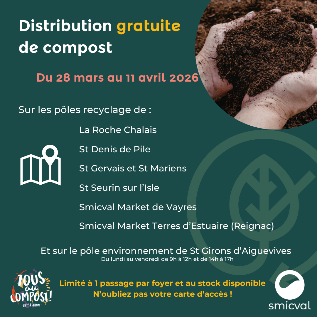Smicval : Don de compost et formations
