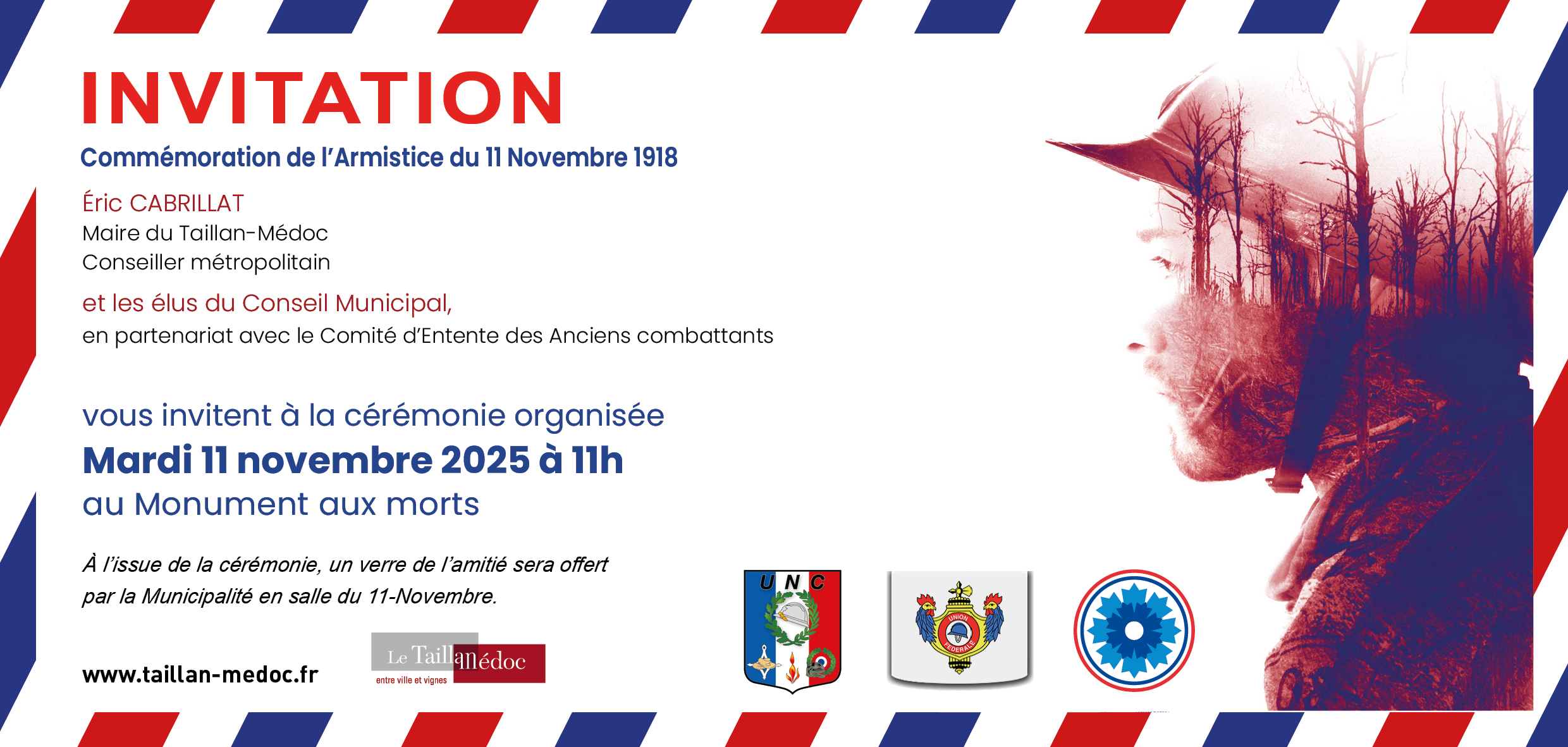 COMMÉMORATION DE L'ARMISTICE DU 11 NOVEMBRE 1918