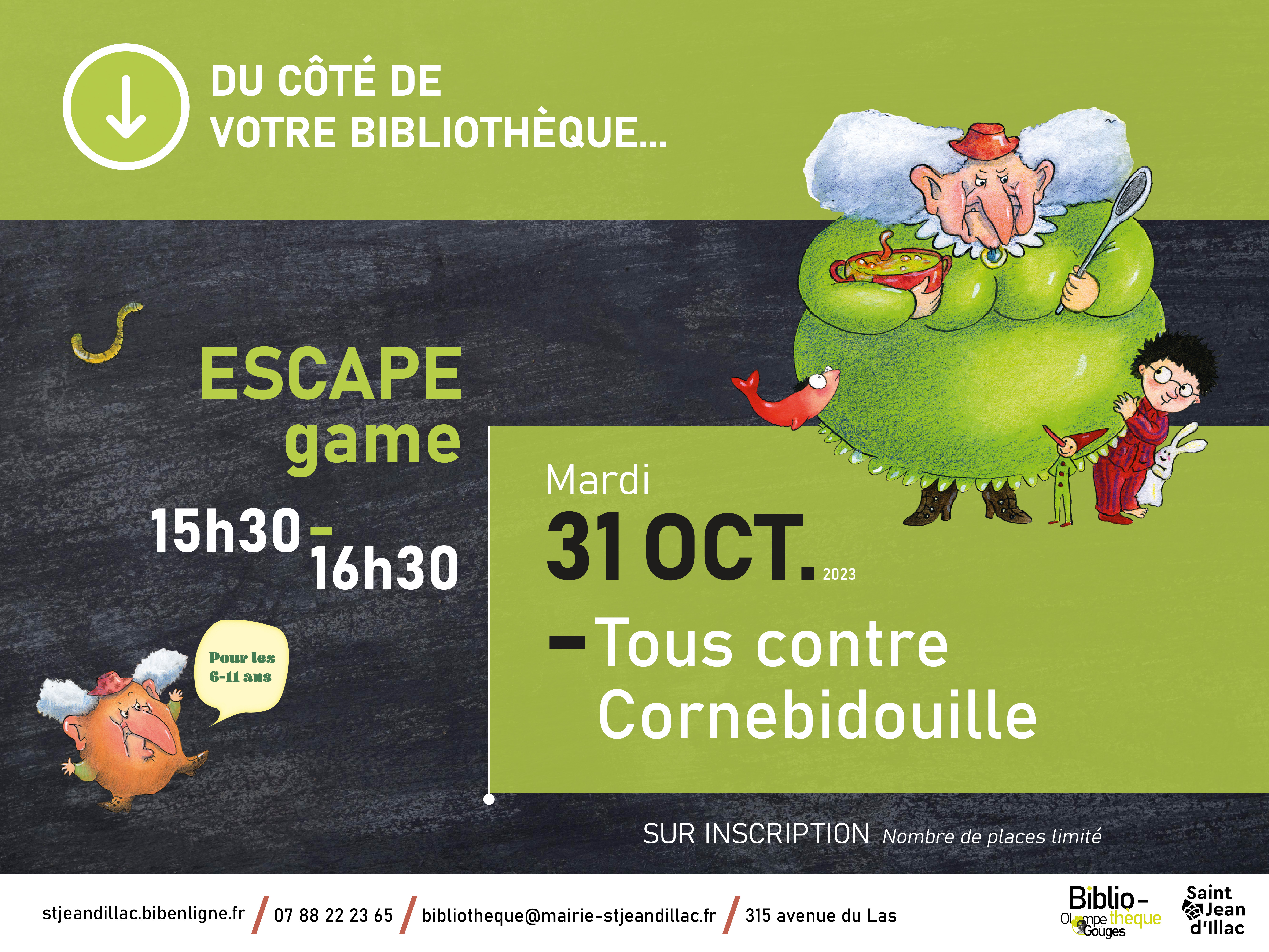 Bibliothèque - Escape game
