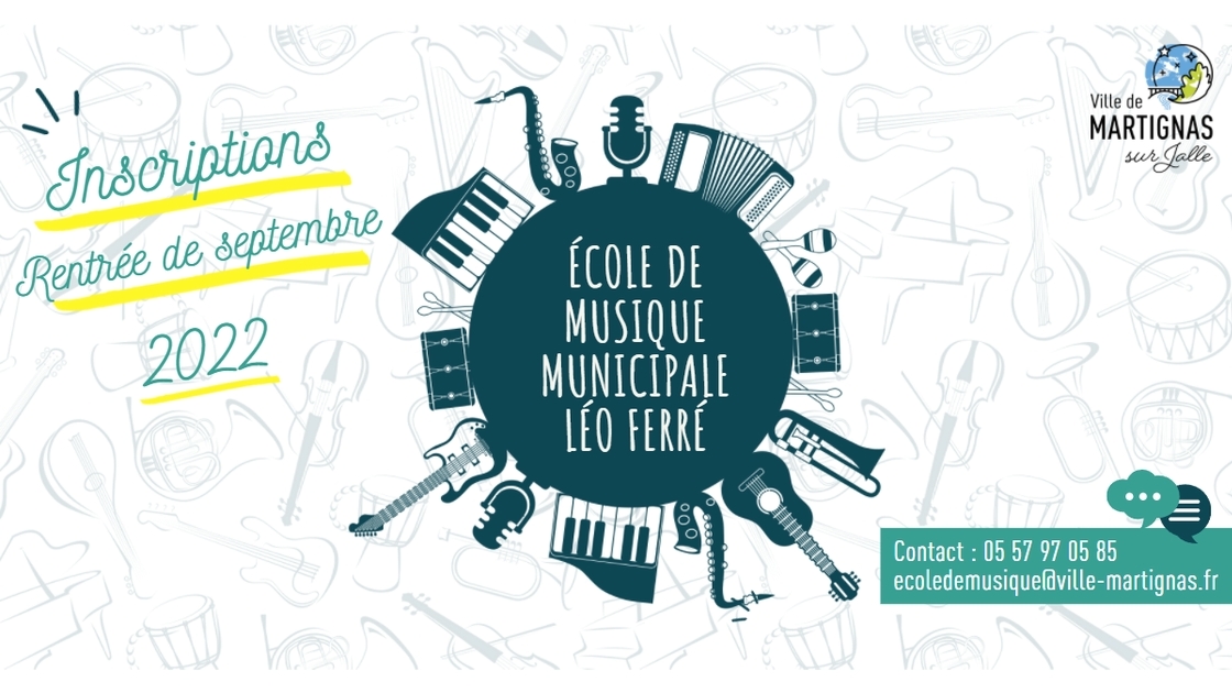 Inscriptions école de musique municipale 