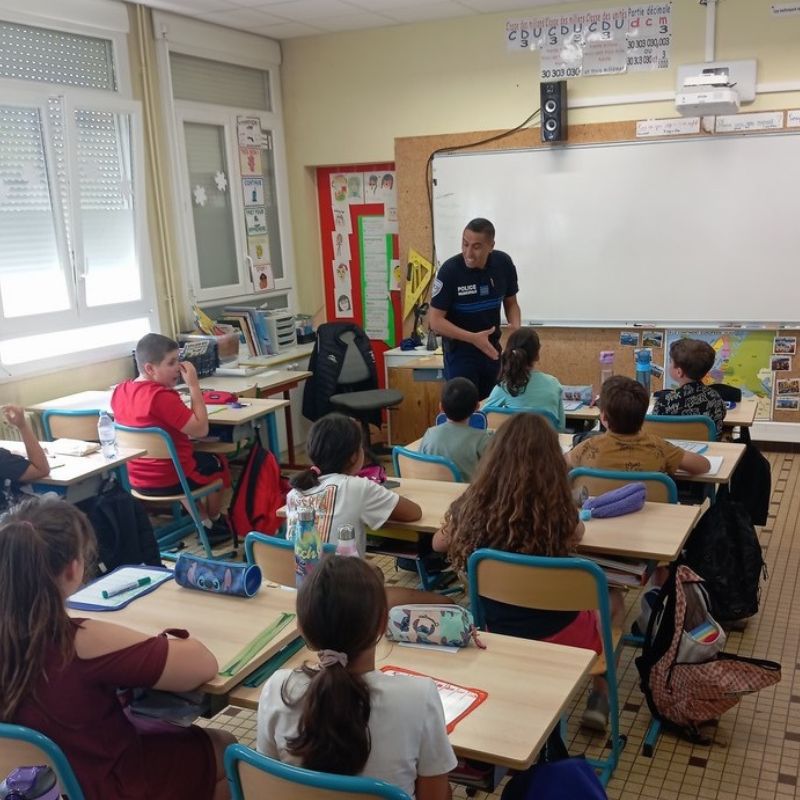 La Police Municipale à l'école Jean Moulin