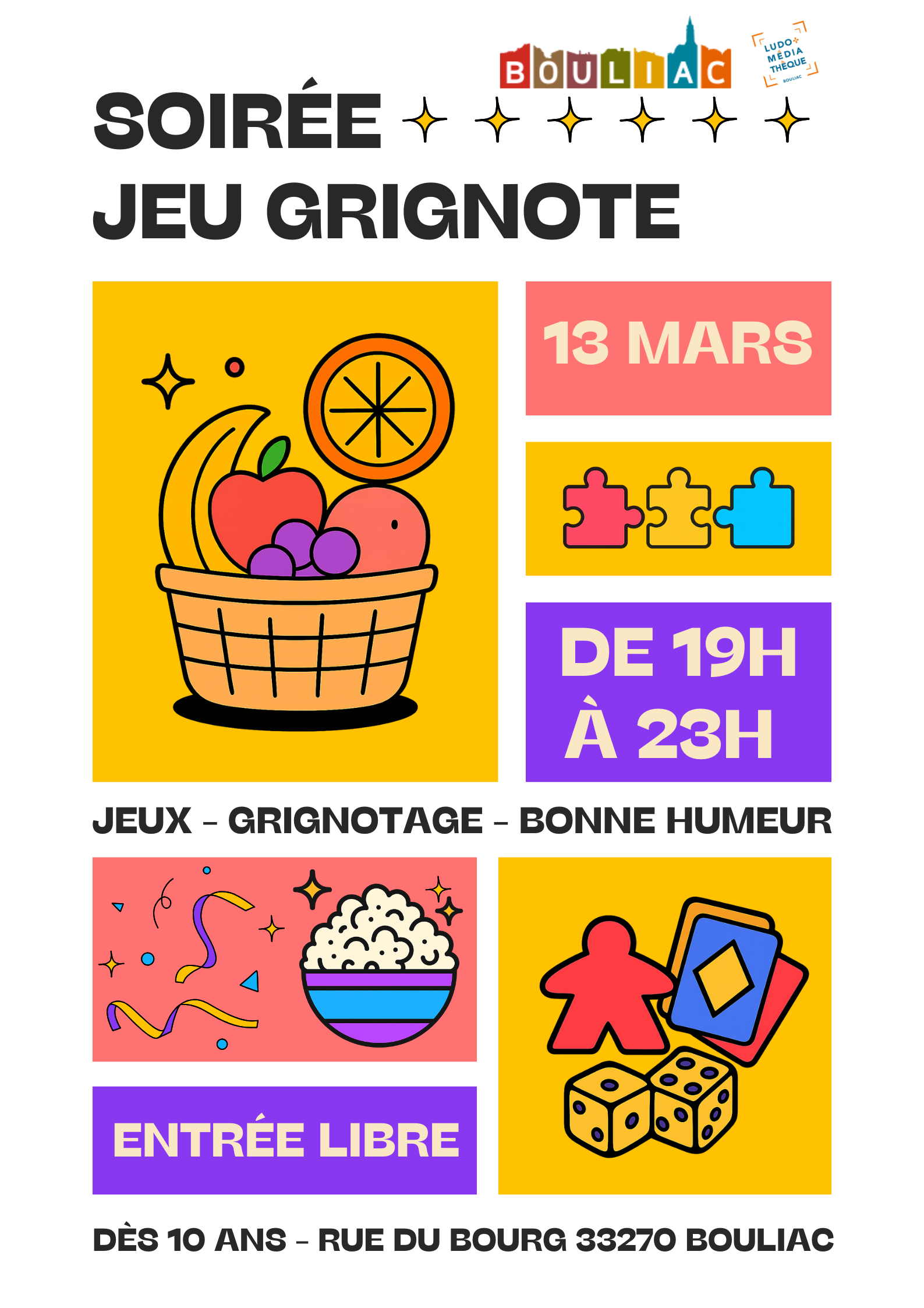 Soirée Jeu Grignote