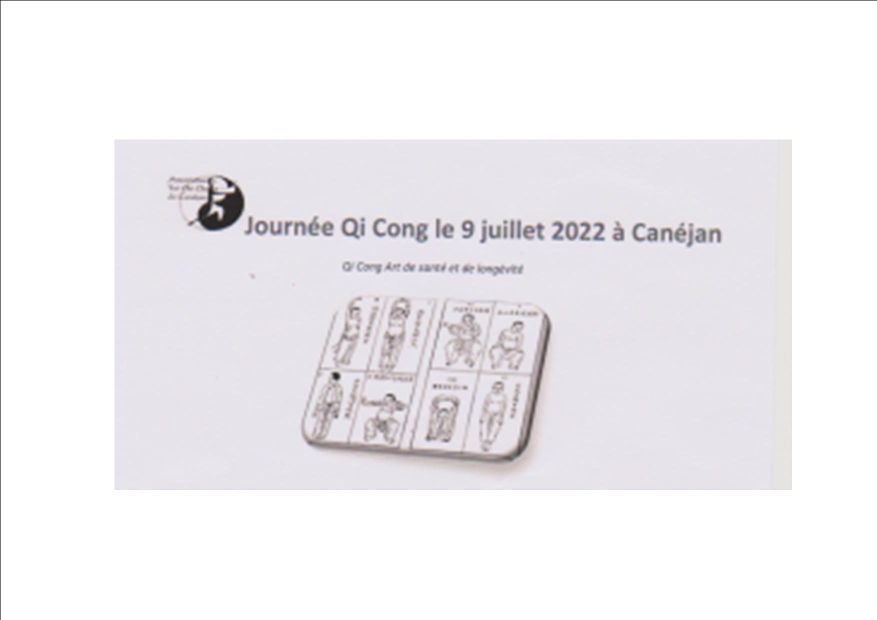 Journée Qi Cong le 09 juillet 2022 à CANEJAN