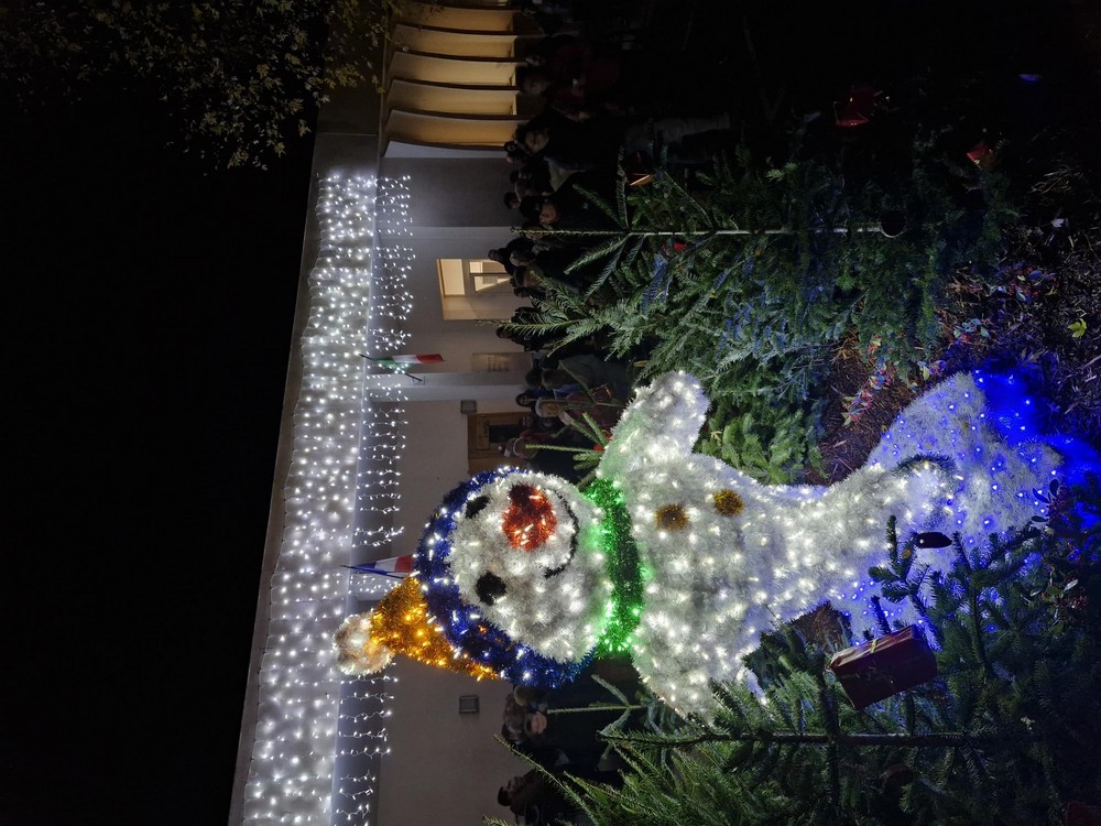 Lancement des illuminations de Noël à Boé