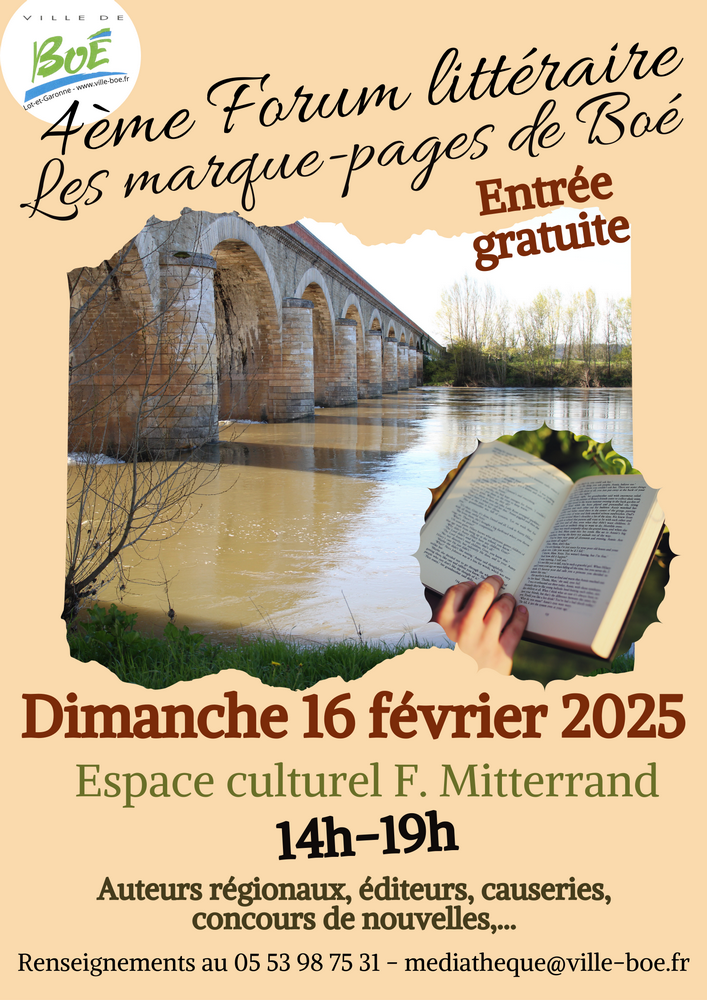4ème Forum littéraire - Les marque-pages de Boé