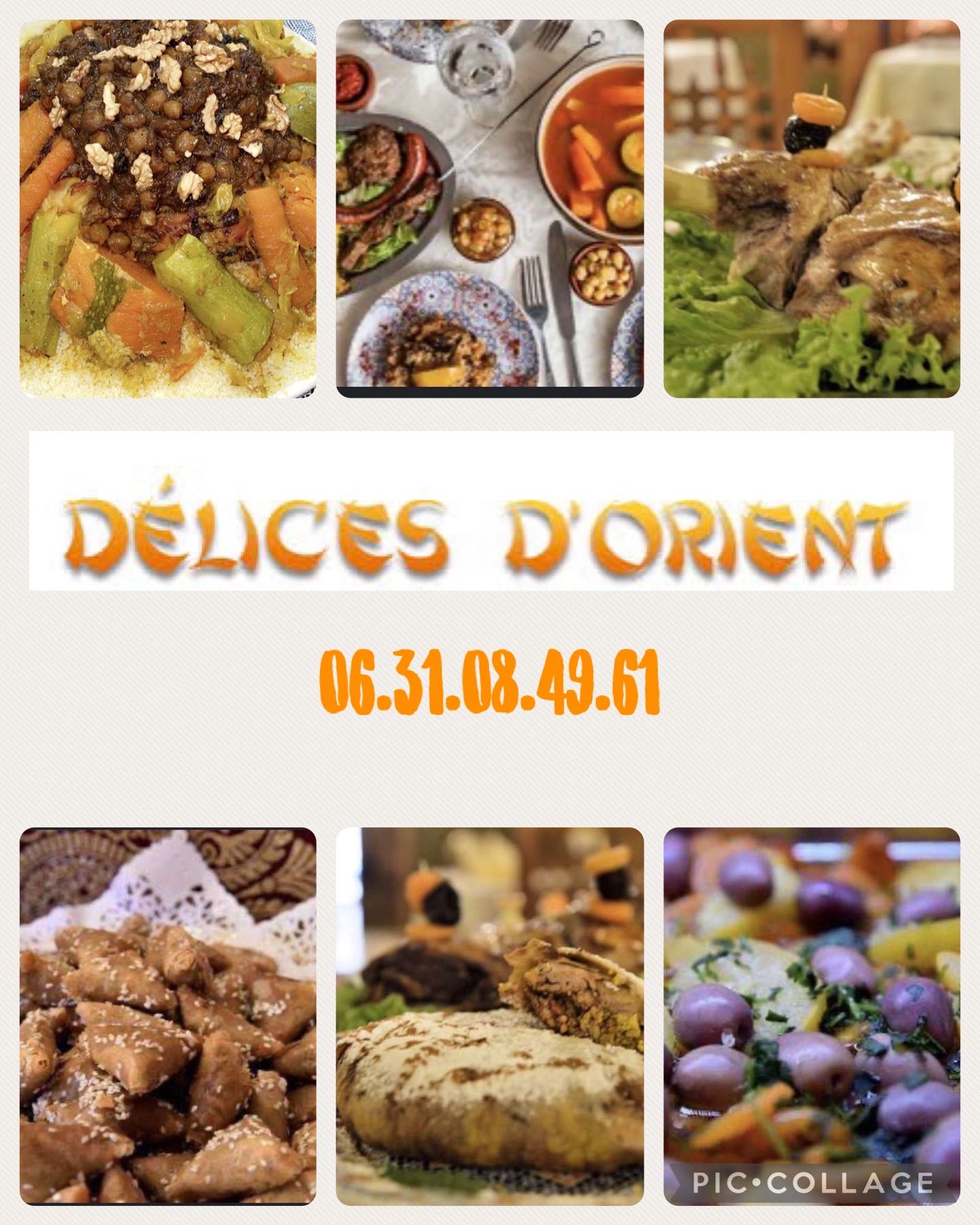 Passez vos commandes maintenant pour de délicieux plats traditionnels marocains