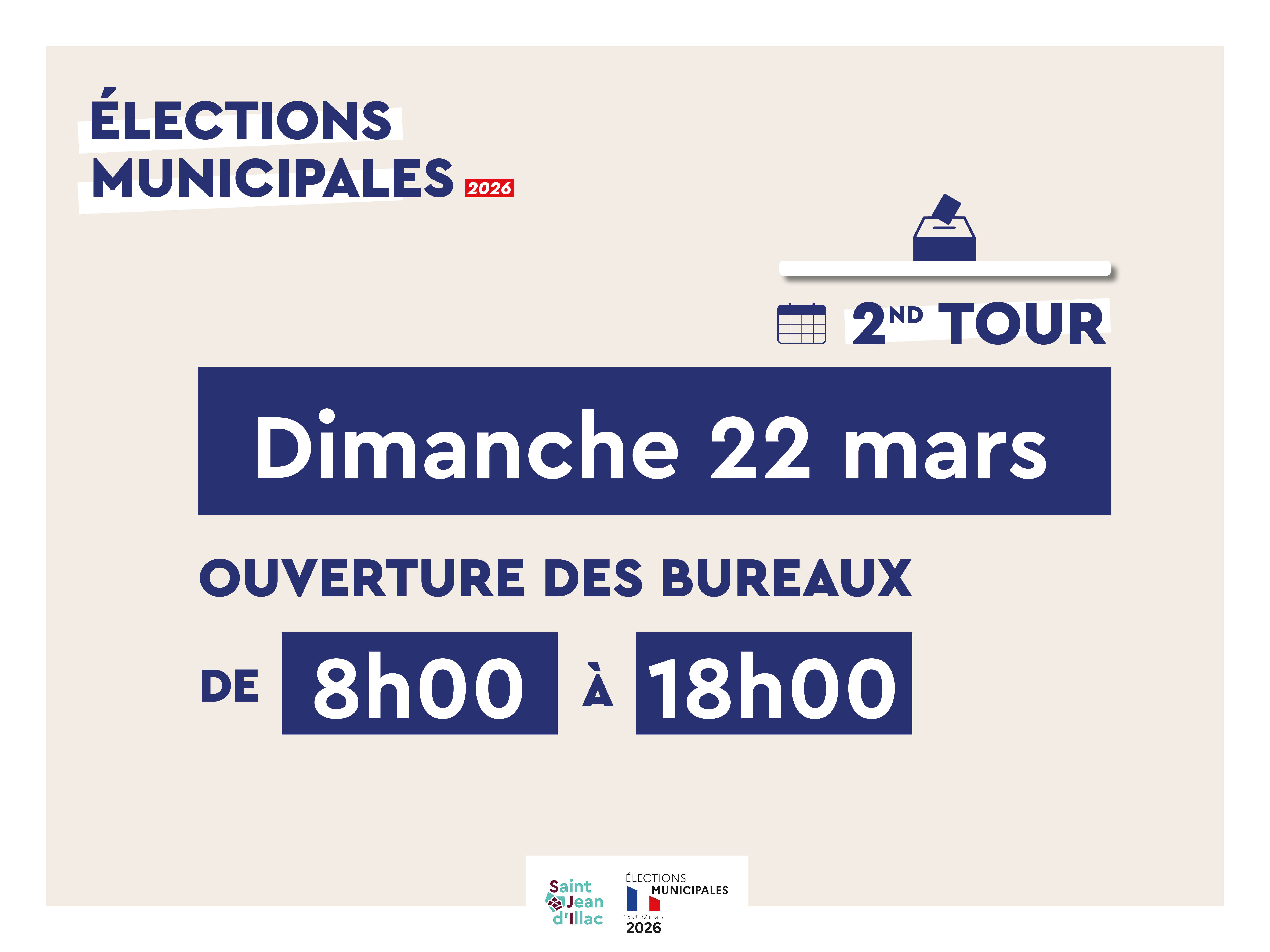 Élections municipales 2026 - 2nd tour