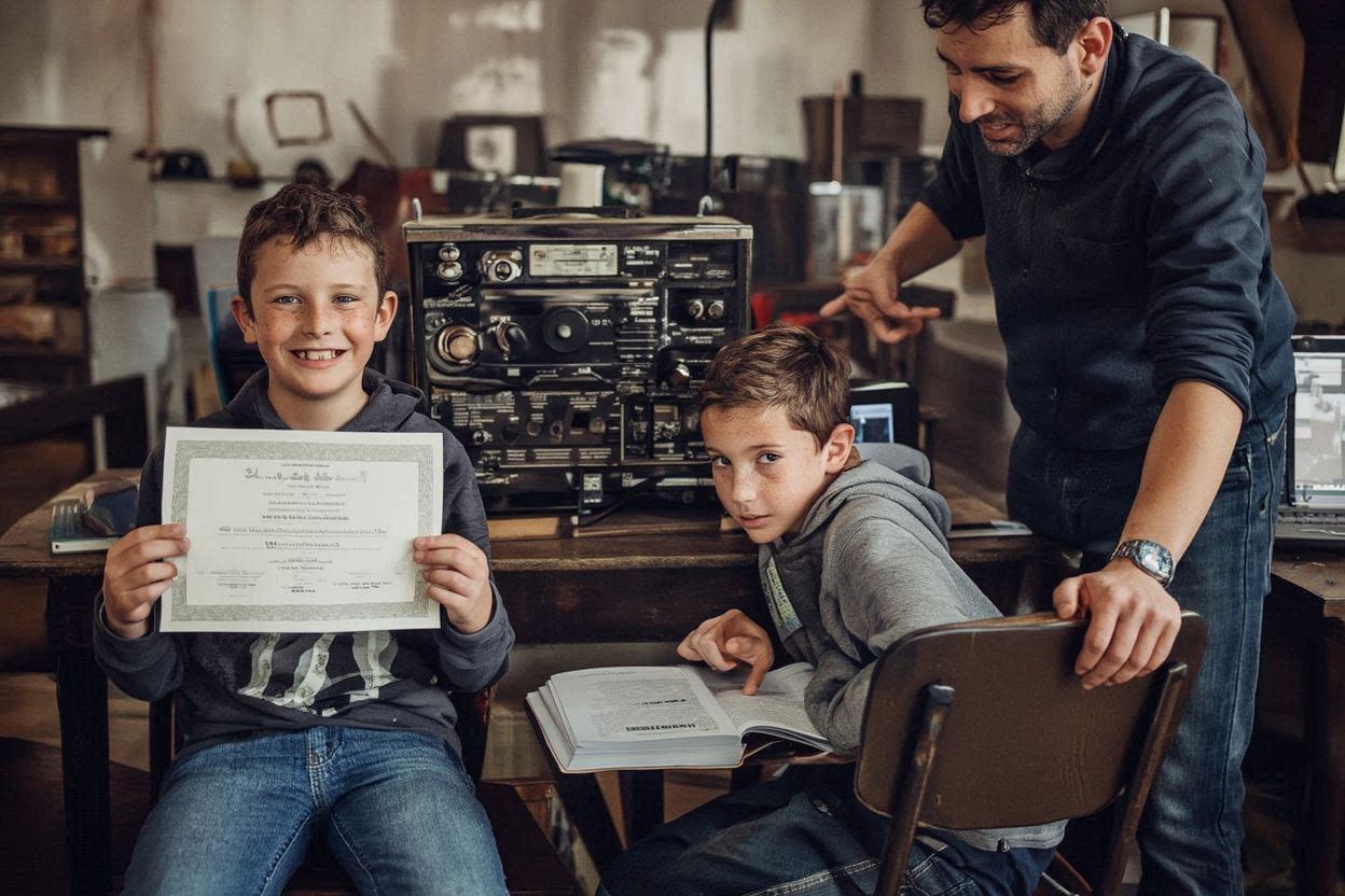 Jeunes radioamateurs Illacais: une première réussite à l'examen dès 13 ans