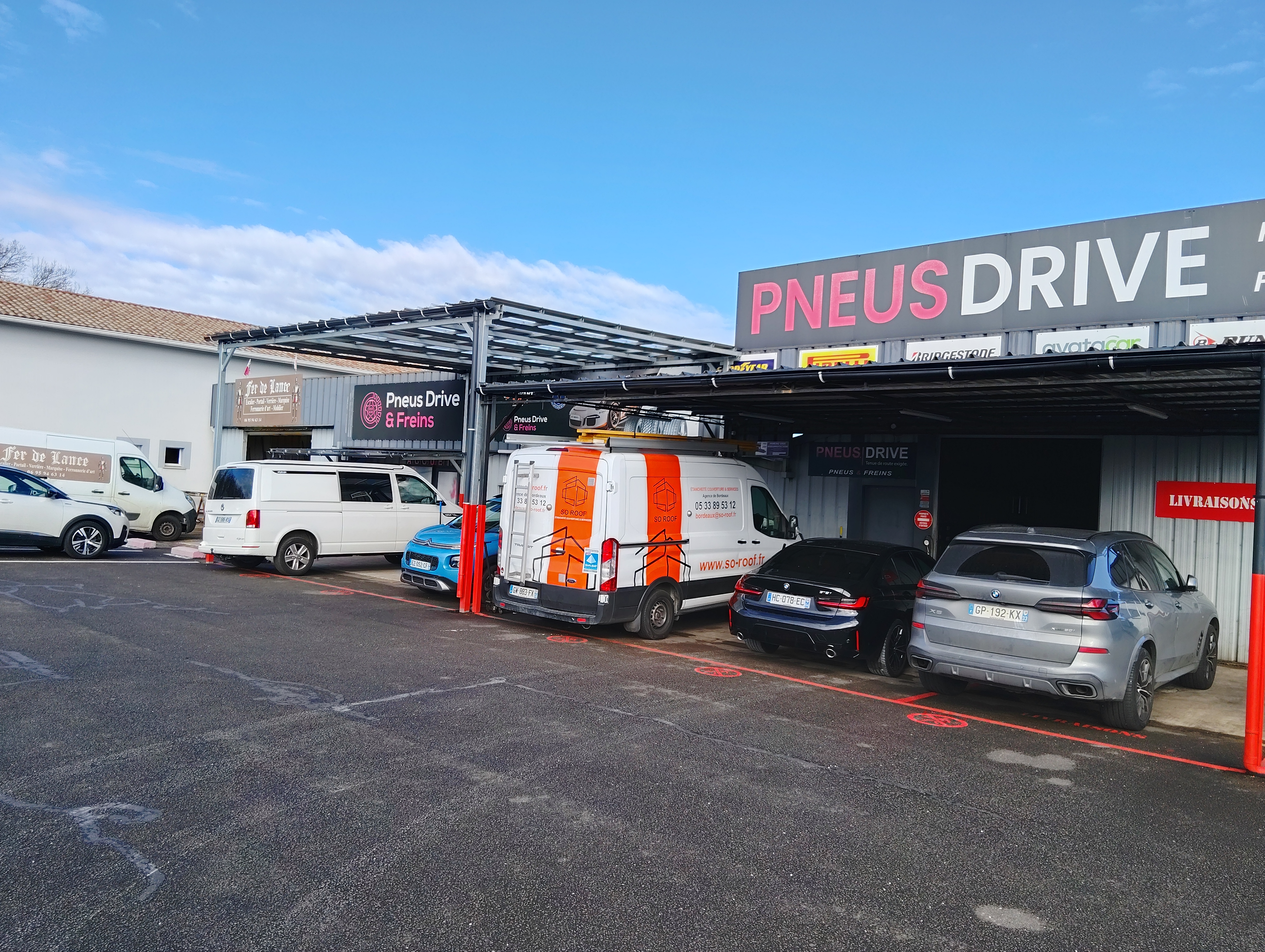Pneus Drive et Frein