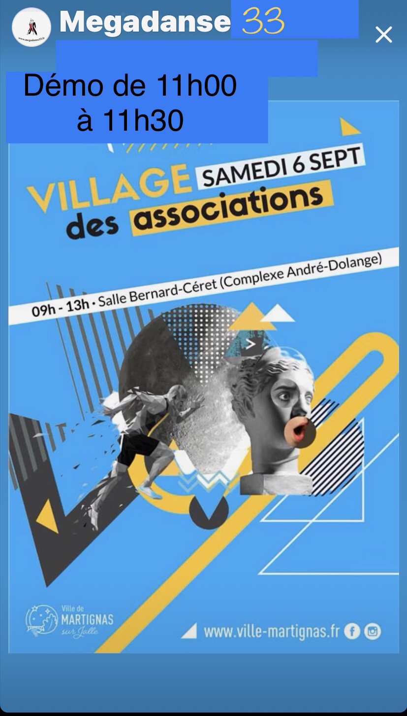 MÉGADANSE au village des associations 