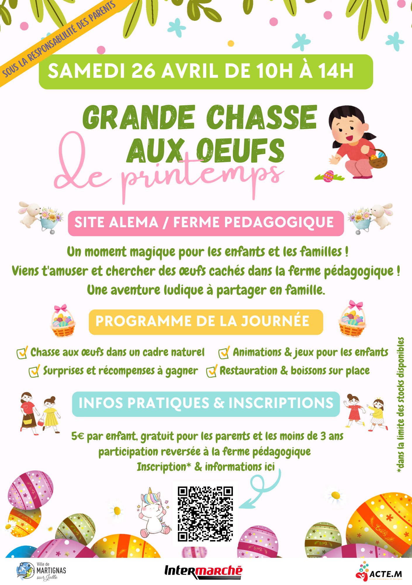 Chasse aux oeufs de Printemps 