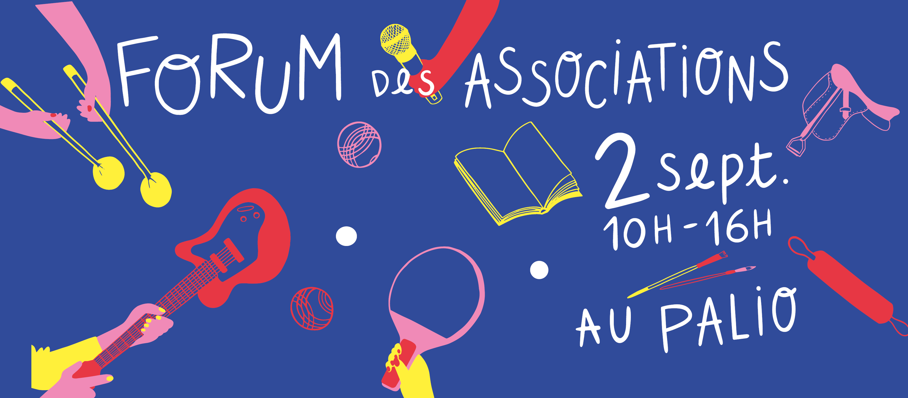 FORUM DES ASSOCIATIONS AU PALIO - SAMEDI 02 SEPTEMBRE 2023