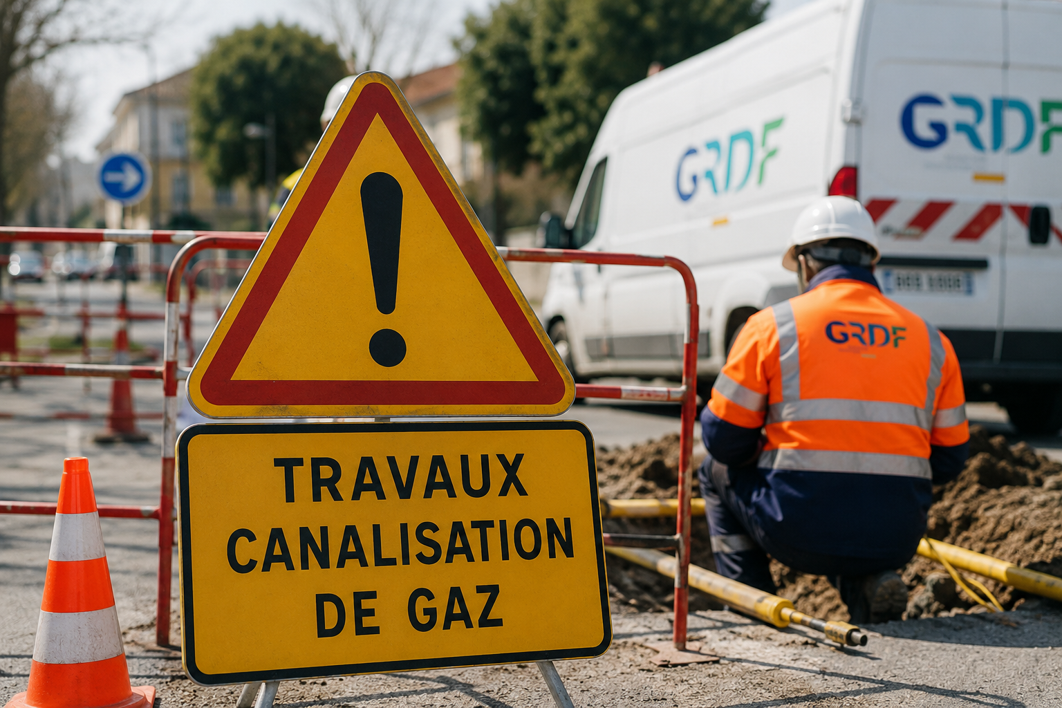 Information travaux route de Latresne - Rupture de canalisation de gaz