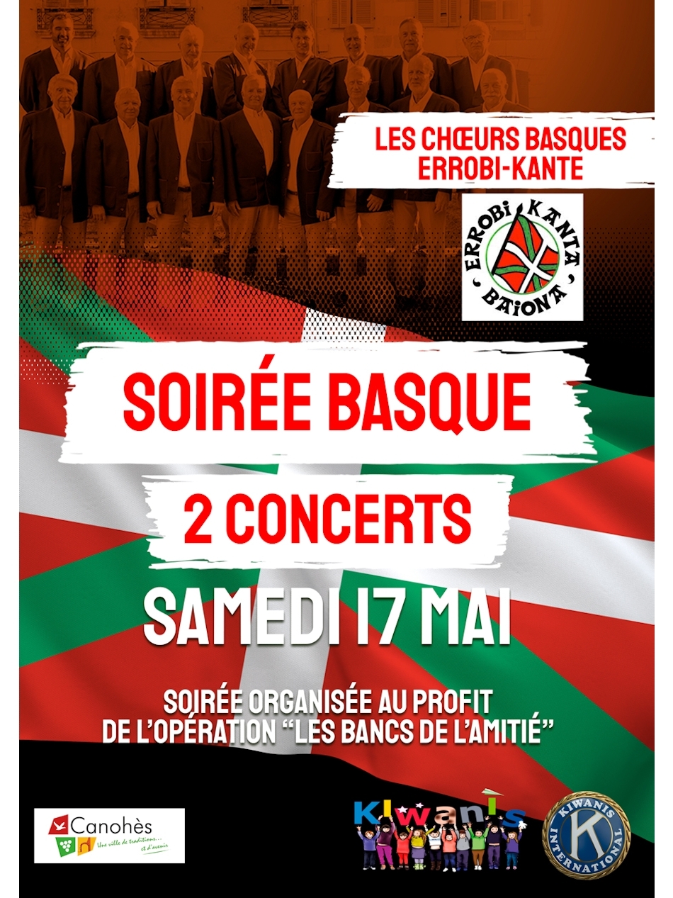 🎶 Soirée Basque à Canohès – Une initiative solidaire ! 🔴🟡 🔴🟢