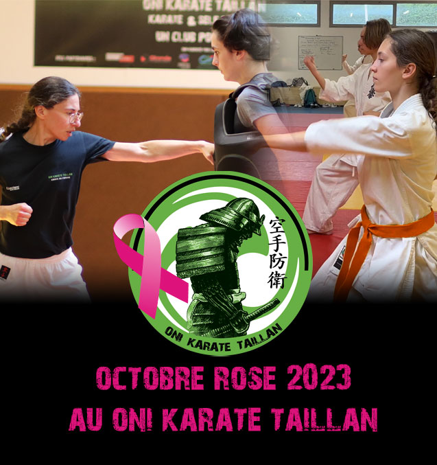 Octobre Rose 2023 au Oni Karaté Taillan