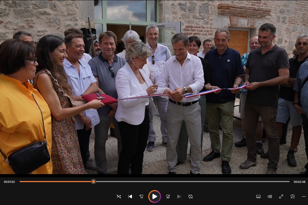 Inauguration de la Maison de Garonne