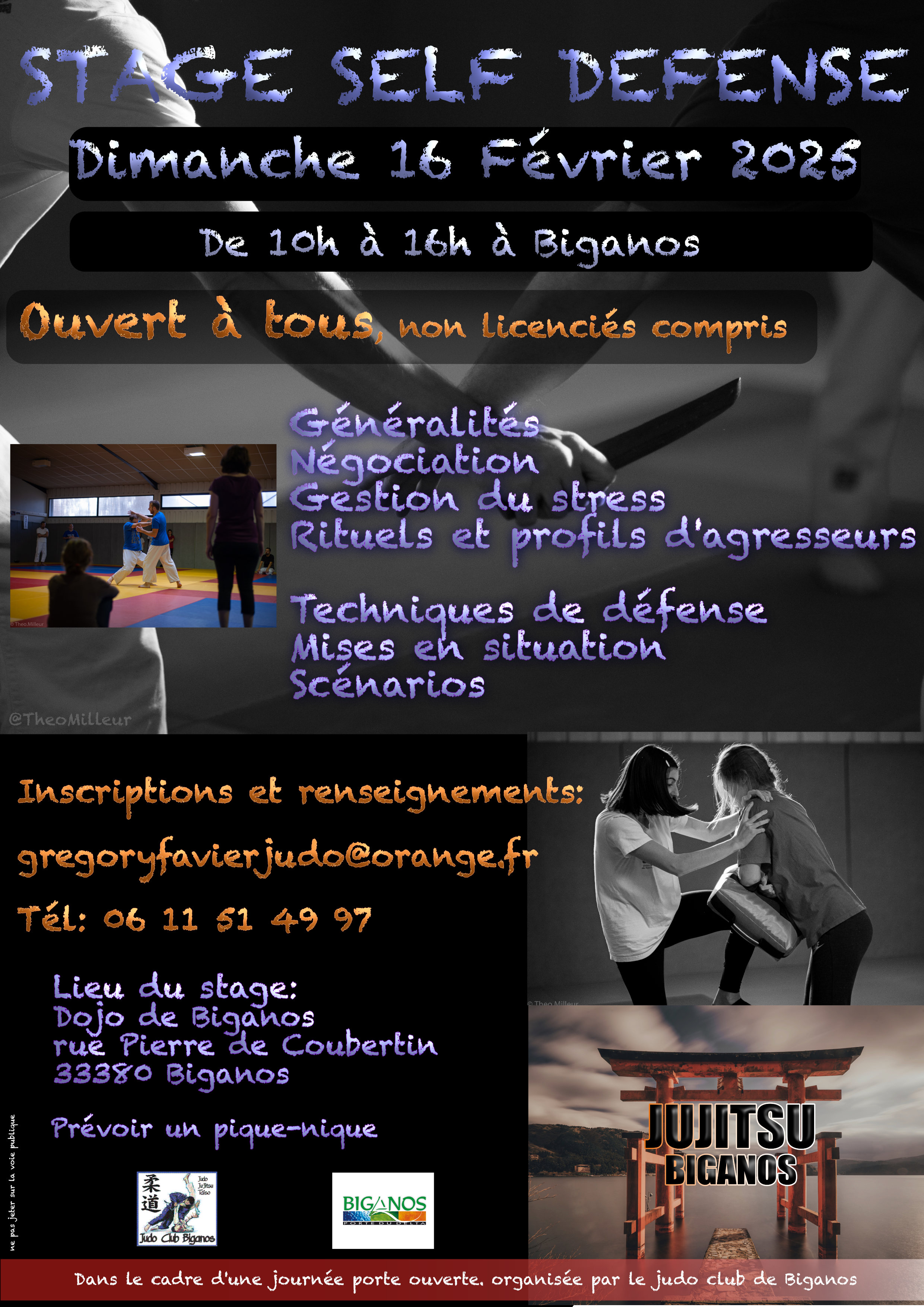 🌟 Stage de Self-Défense - Dimanche 16 février 🌟