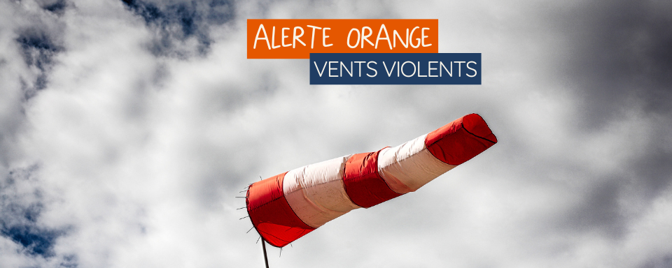 Alerte Orange : Vents Violents/Pluies et inondations