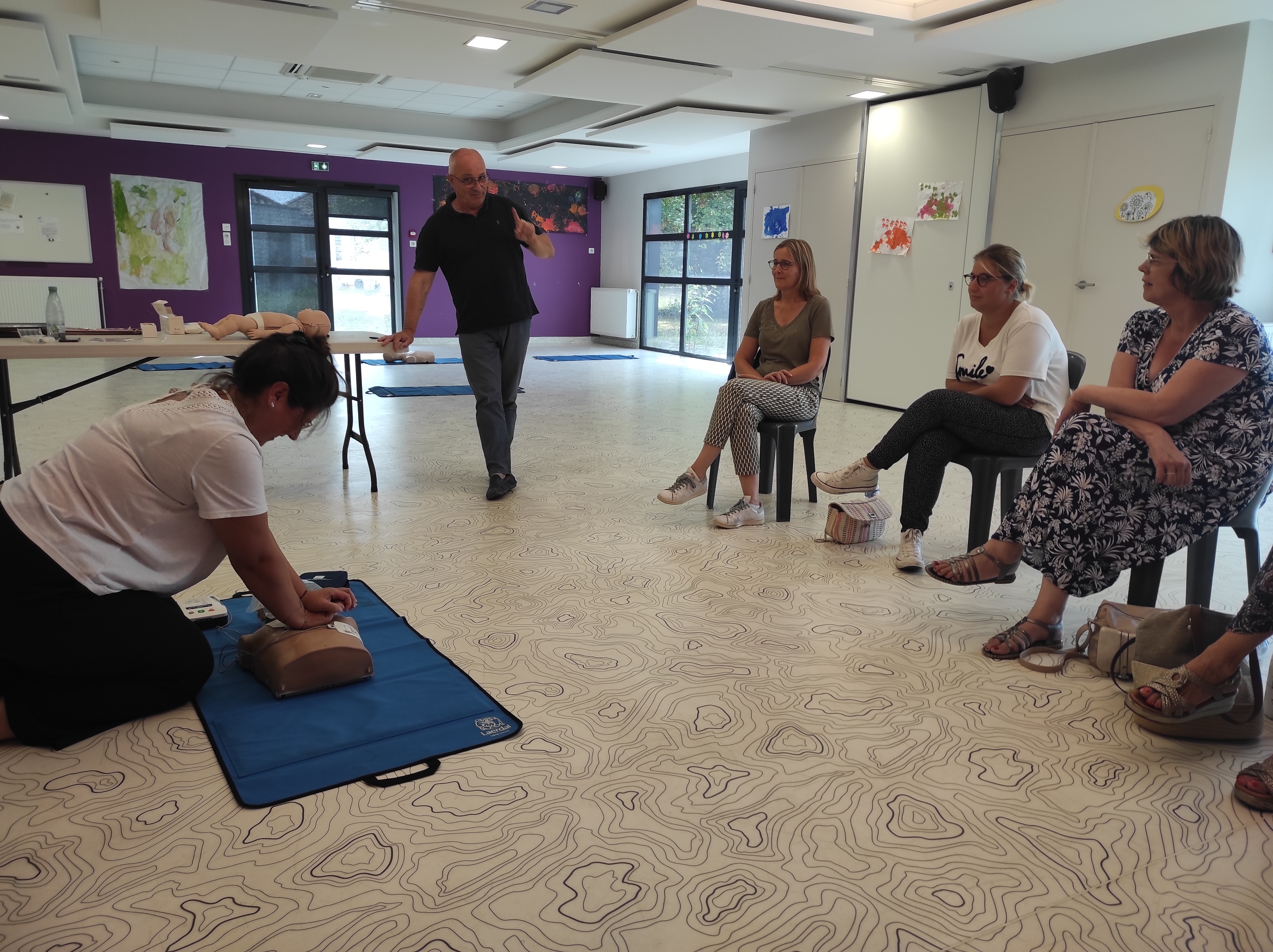 Les professionnelles de la petite enfance formées aux premiers secours