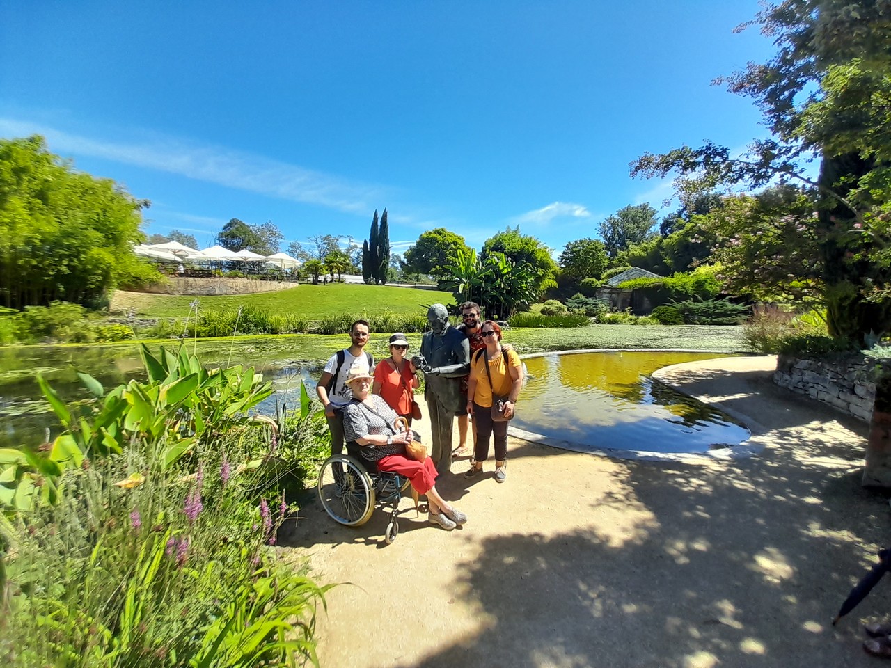 Les résidents de la Marpa en balade