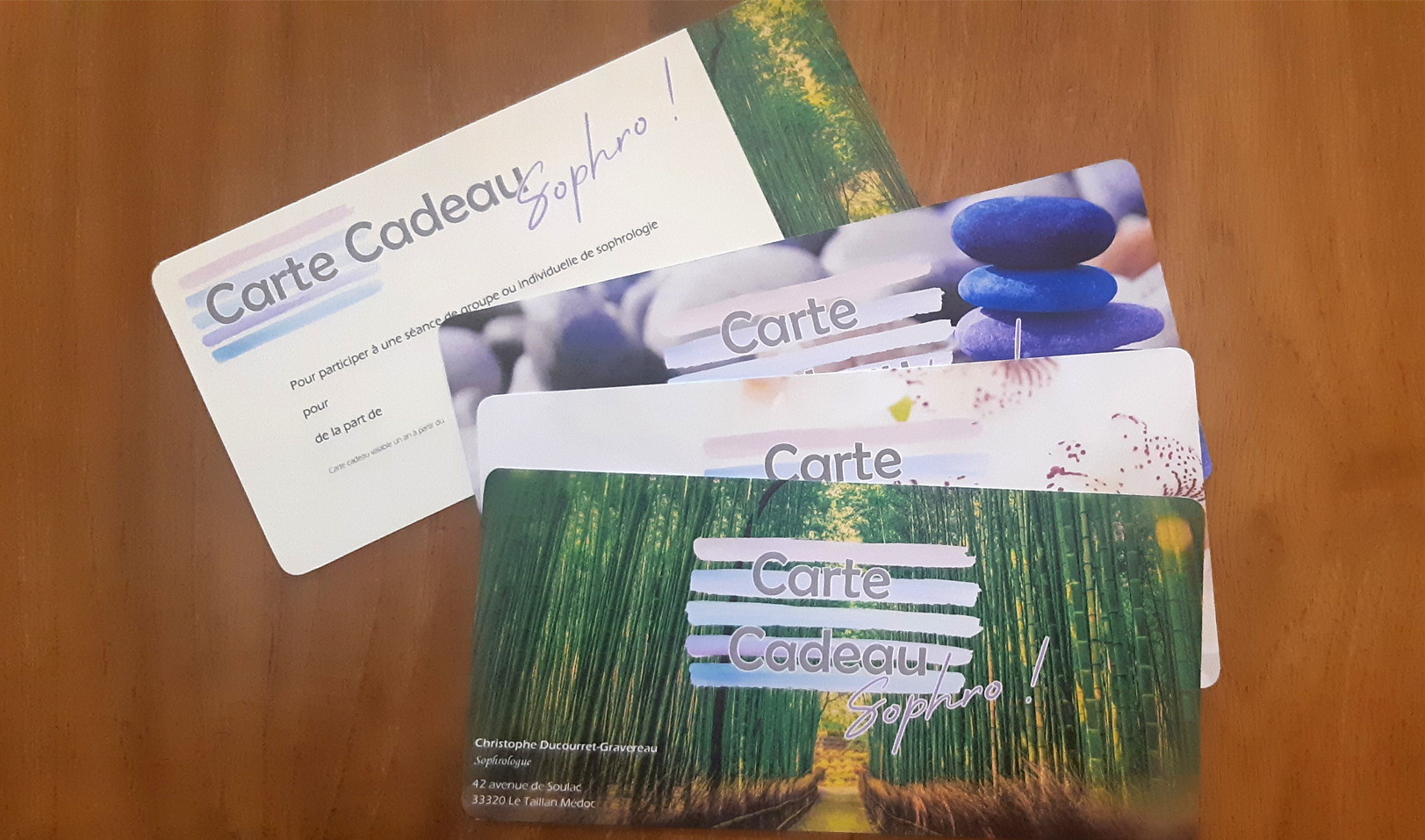 Carte cadeau sophro "détente"