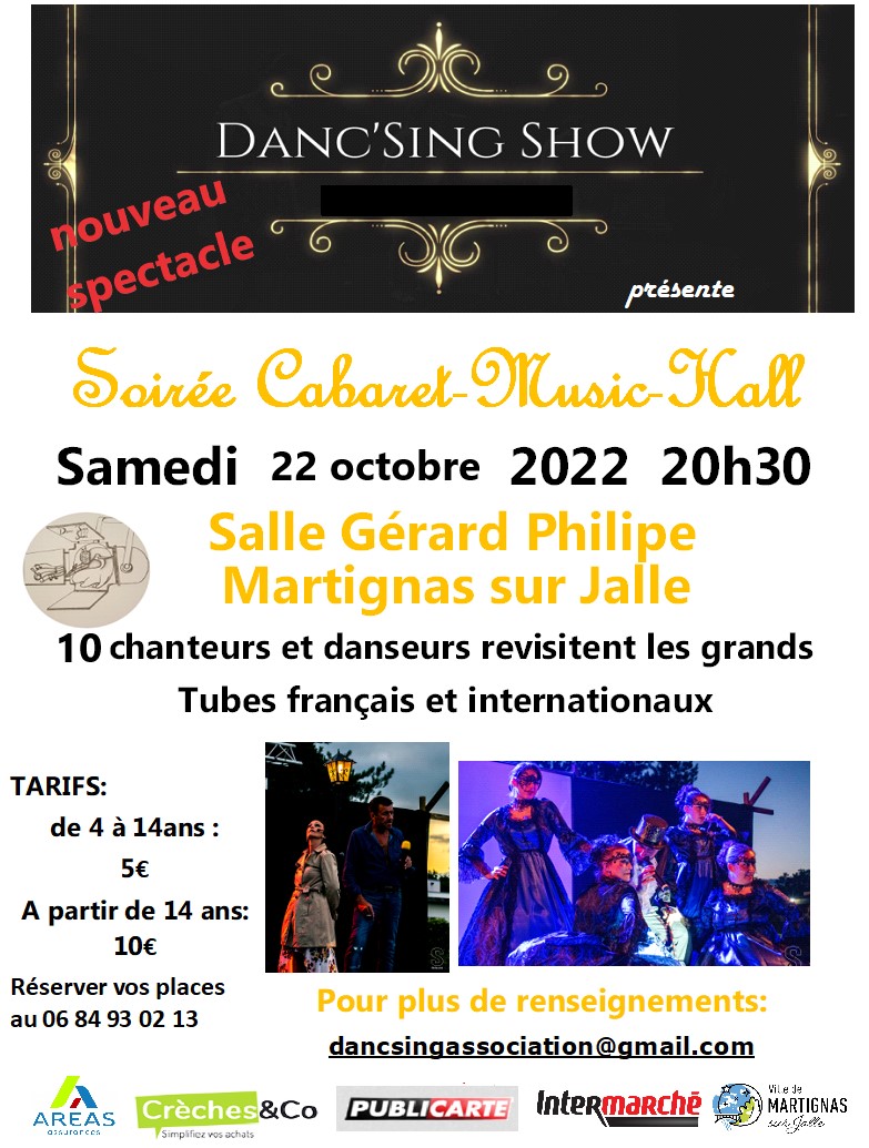 Tout nouveau spectacle Danc'Sing Show