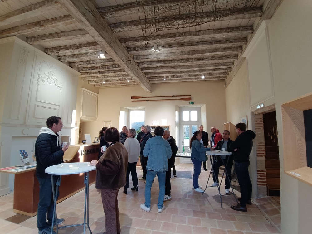 Retour en image sur l'inauguration de la fresque d'Olivier Lambert à la Maison de Garonne