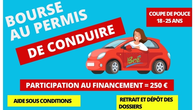 Bourse au permis de conduire pour les 18-25 ans 