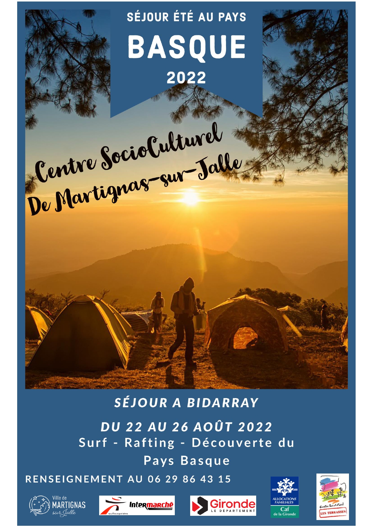 Séjour été 14 - 17 ans au Pays-Basque !