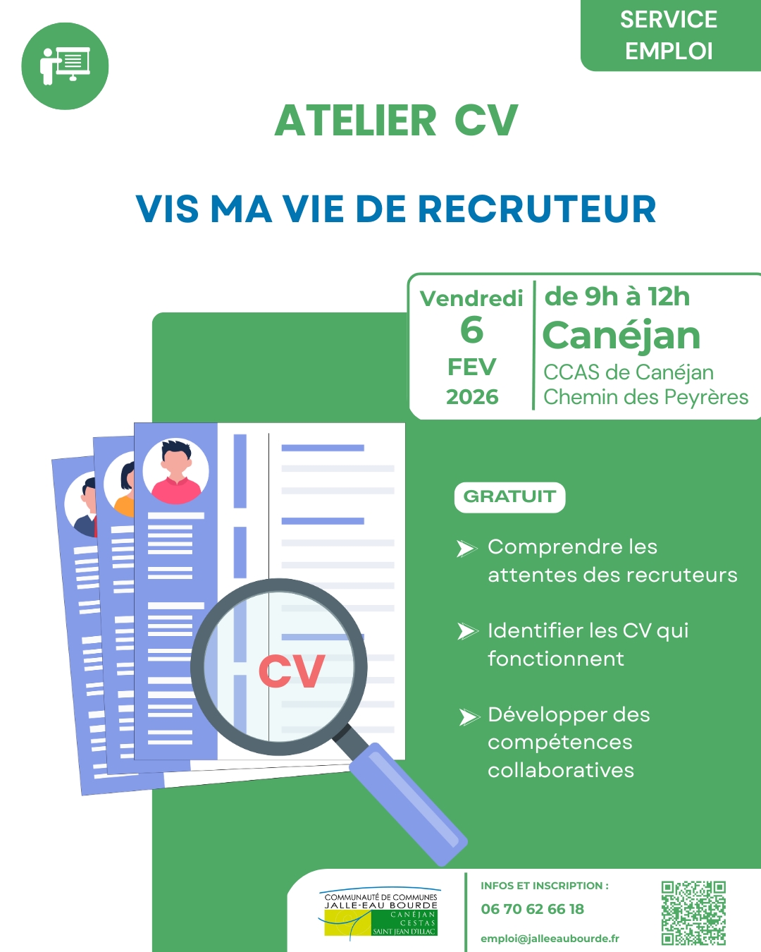 Atelier CV - Vis ma vie de recruteur