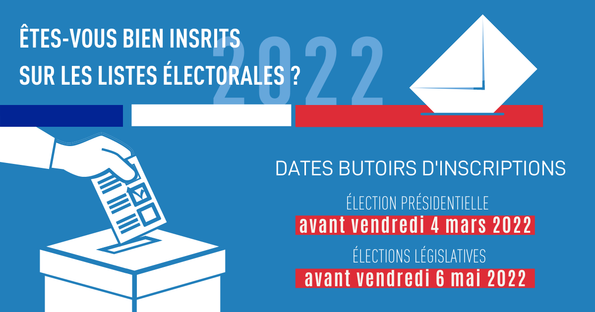 Inscriptions sur les listes électorales