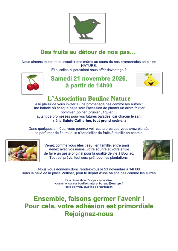 Une balade où chaque halte sera l’occasion de planter un arbre fruitier