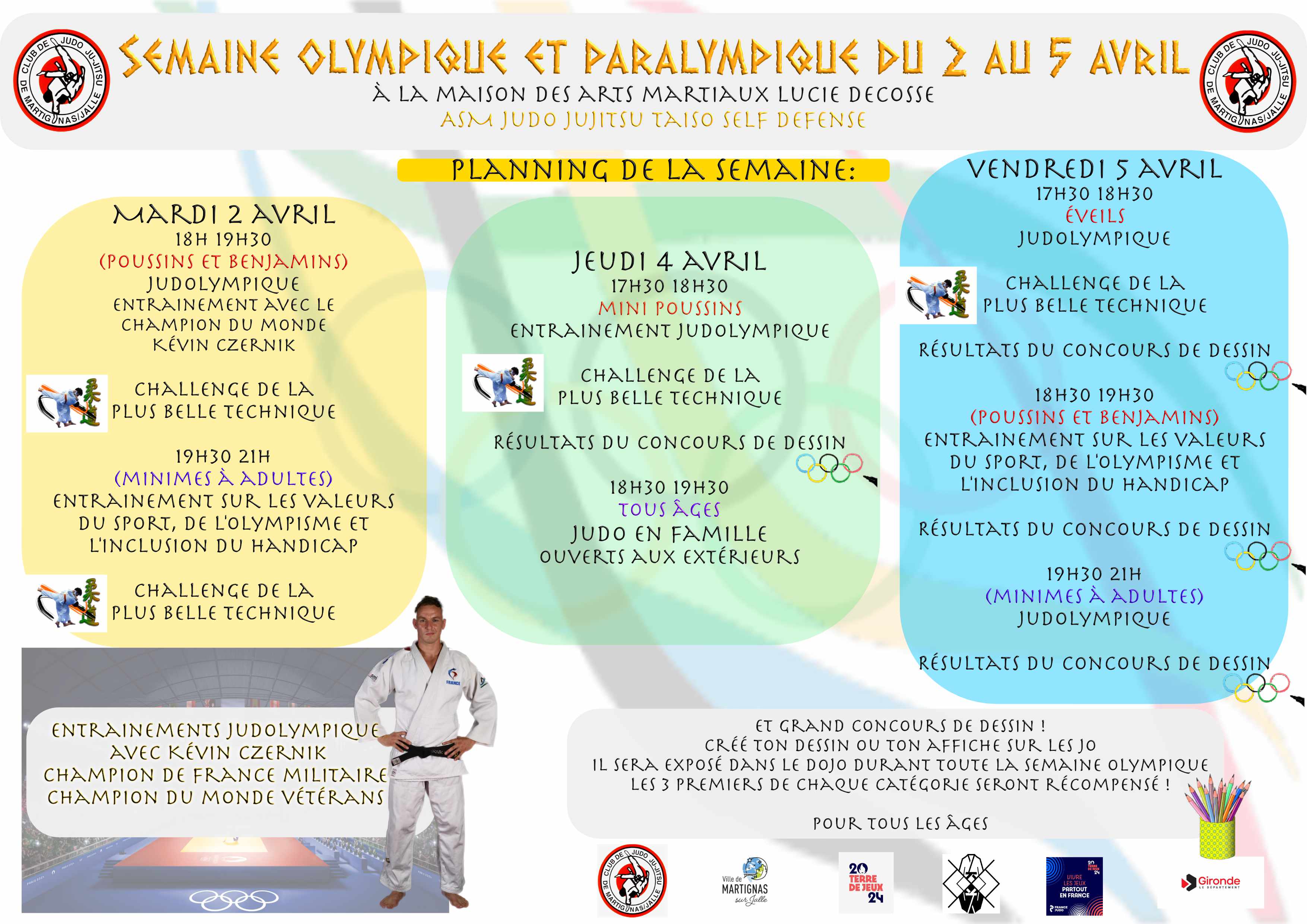 Semaine olympique et paralympique Judo