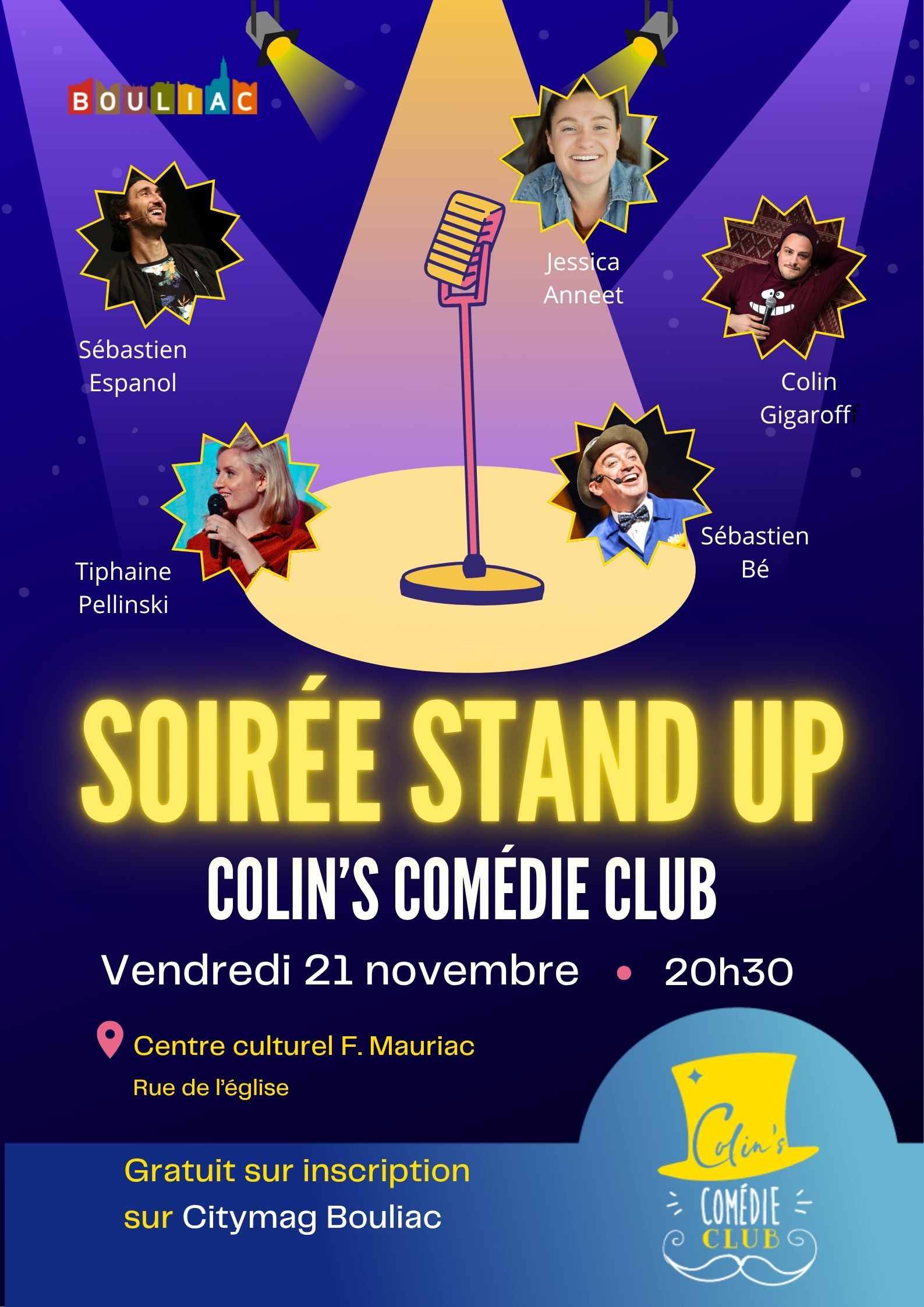 Stand up - Colin's Comédie Club