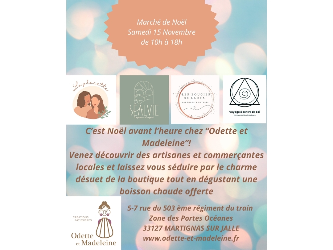 🎄 Marché de Noël chez Odette et Madeleine 🎁