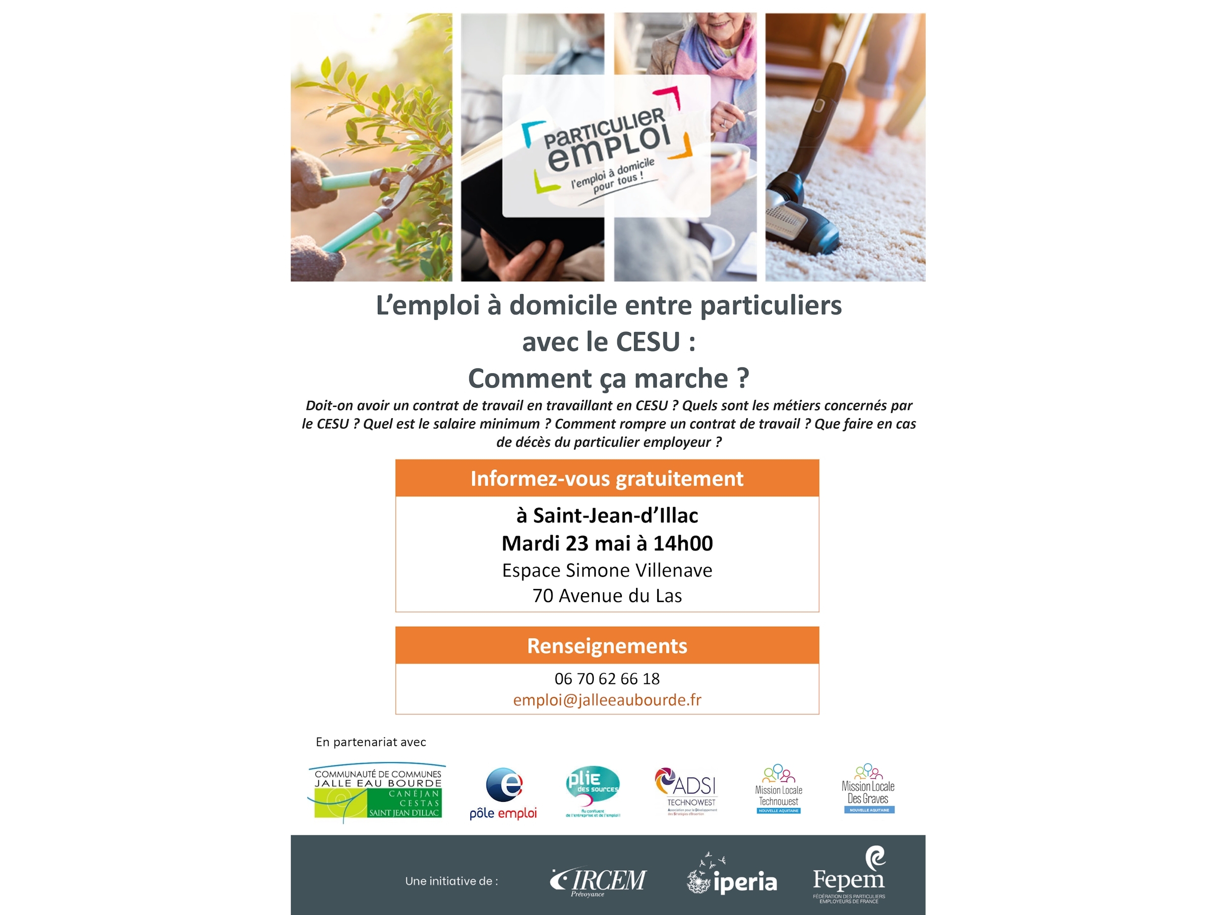 Atelier CESU - CDC Jalle Eau Bourde