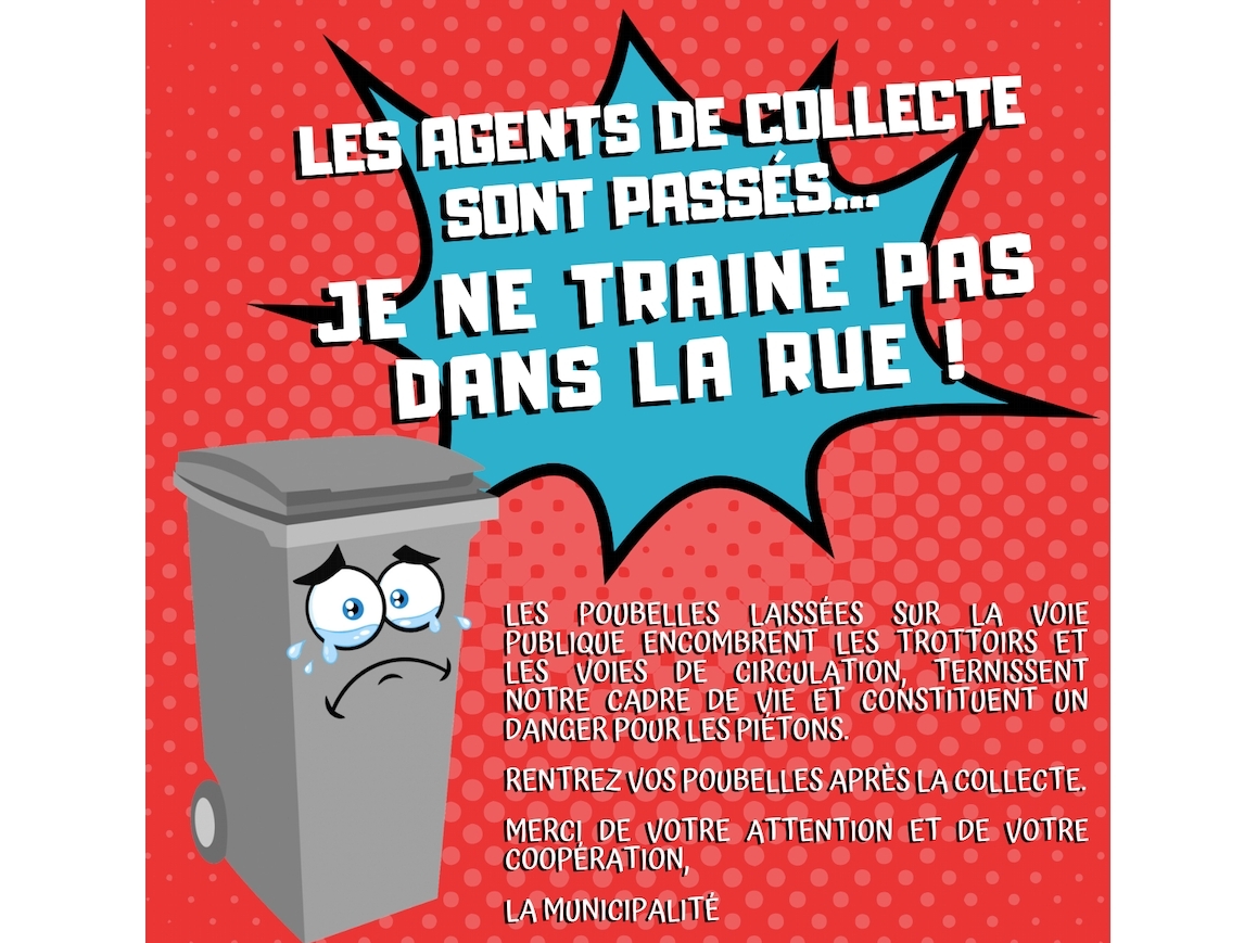 Information concernant les poubelles